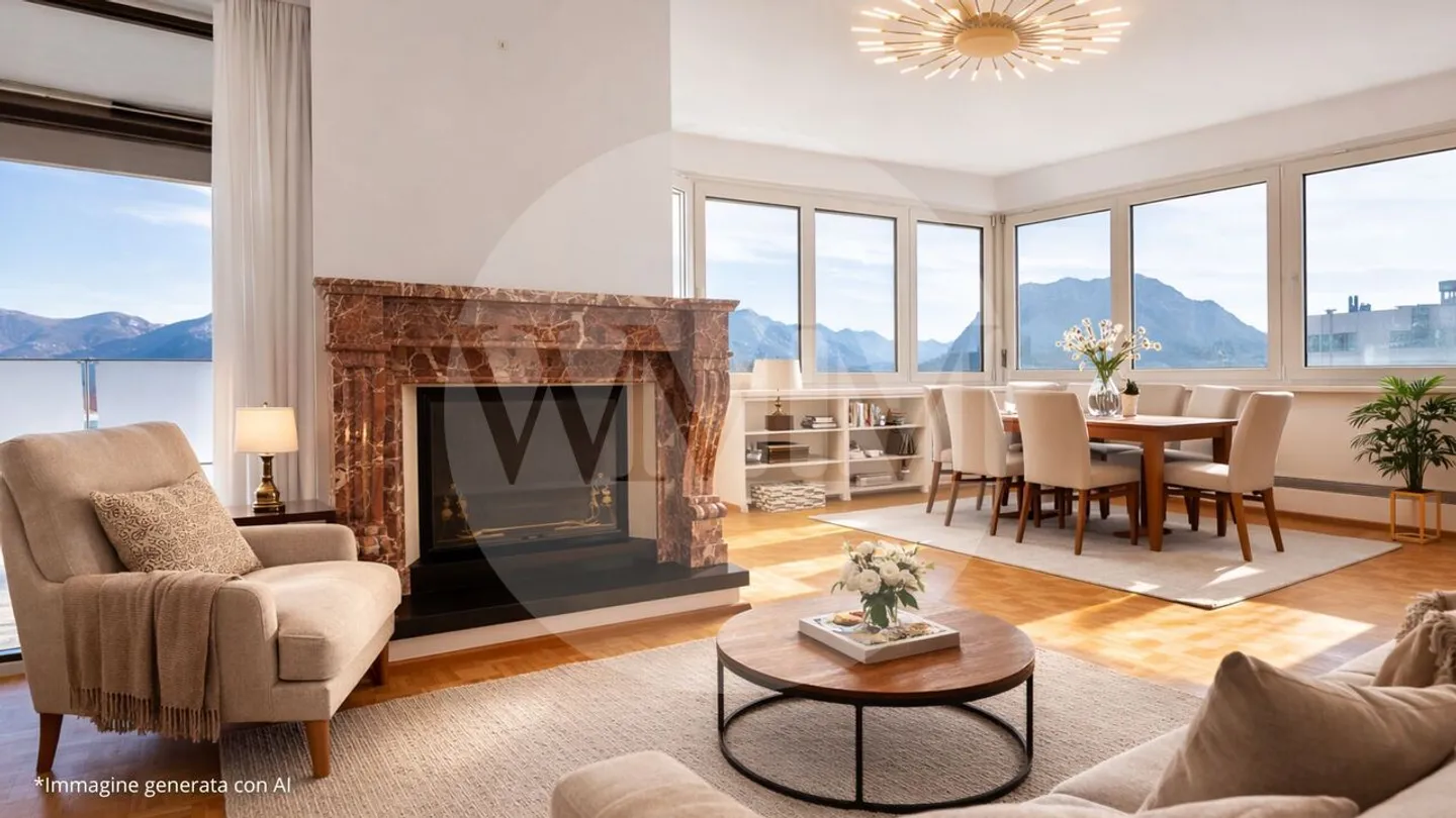 APPARTEMENT PENTHOUSE LUMINEUX ET SPACIEUX AVEC VUE PANORAMIQUE - Photo 1 sur 12