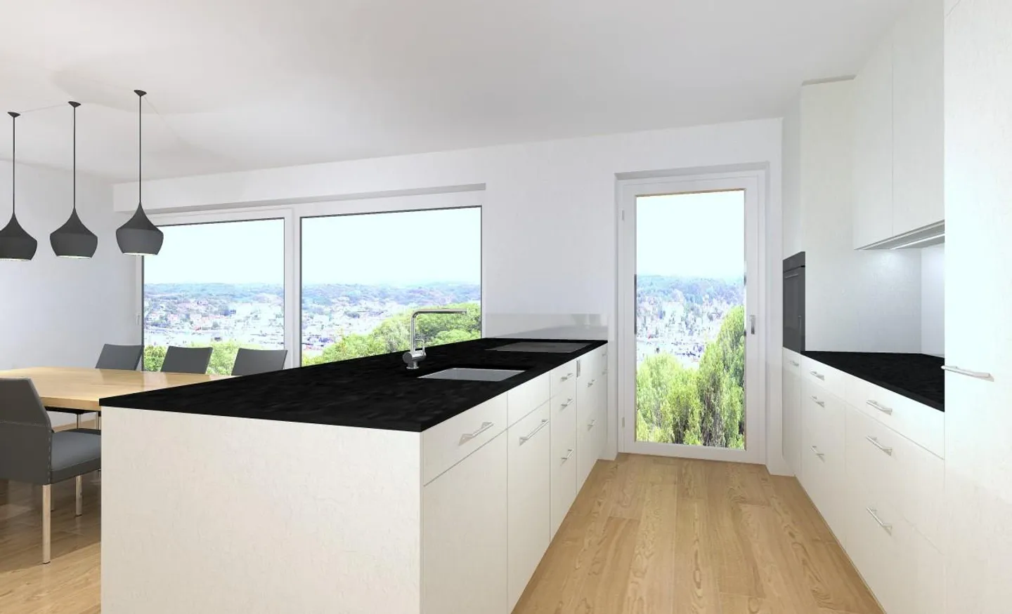 Appartement de 3,5 pièces au rez-de-chaussée de 110 m2 avec grand espace de détente clôturé - Photo 5 sur 12