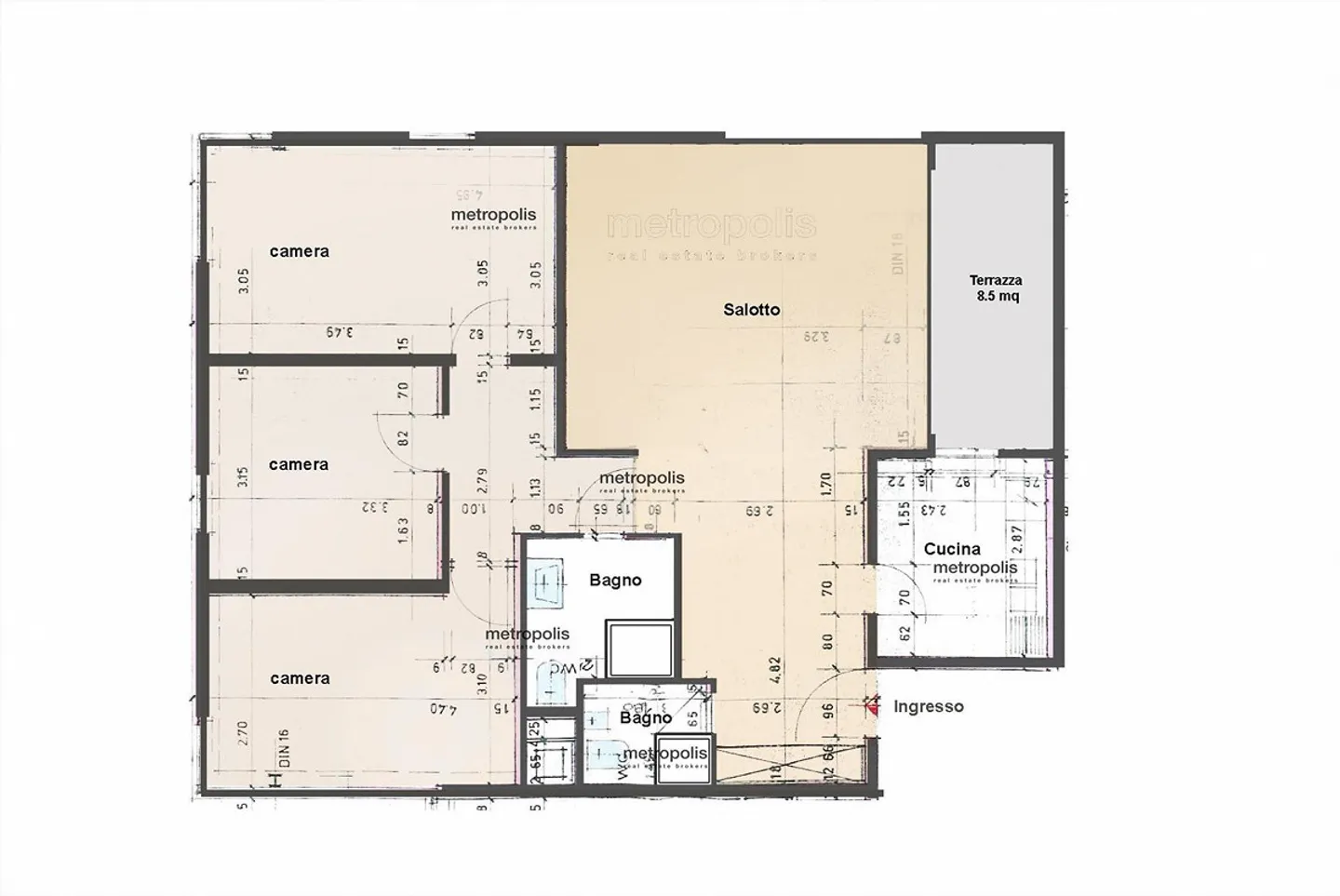 FOR RENT PENTHOUSE 4.5 IN RESIDENCE WITH POOL IN LUGANO - Photo 10 of 10