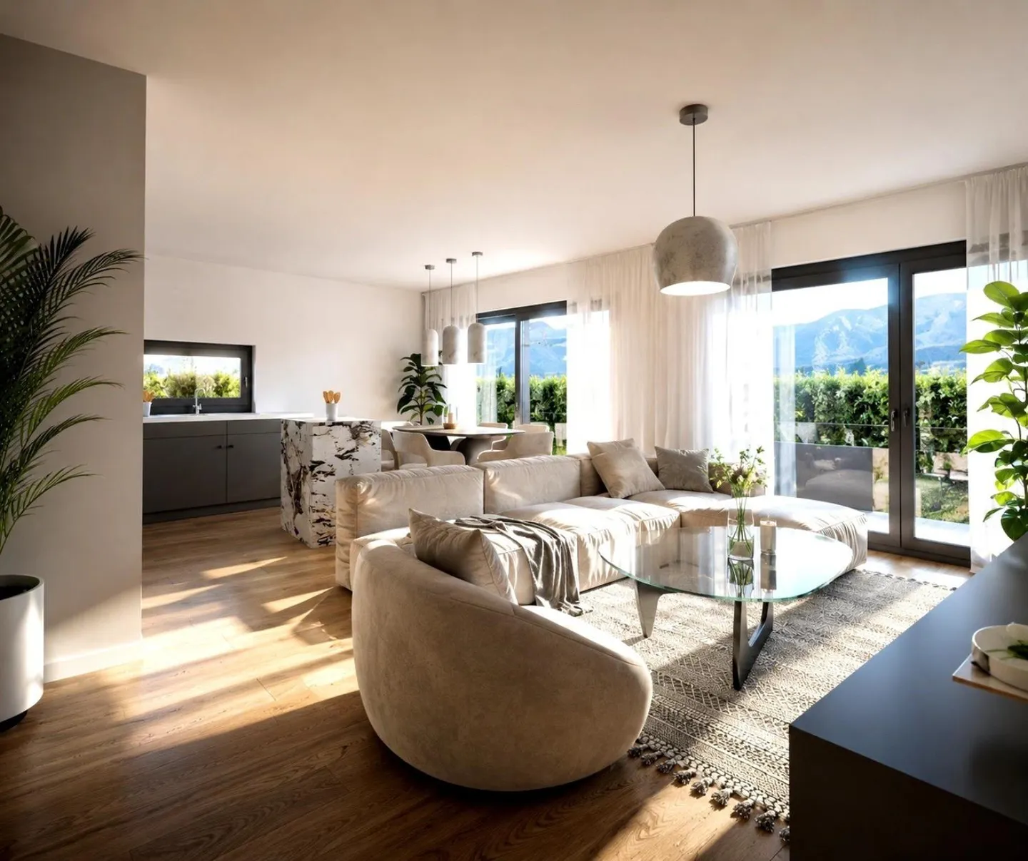 Modernes Gartenapartment in Ardon - Foto 6 von 7