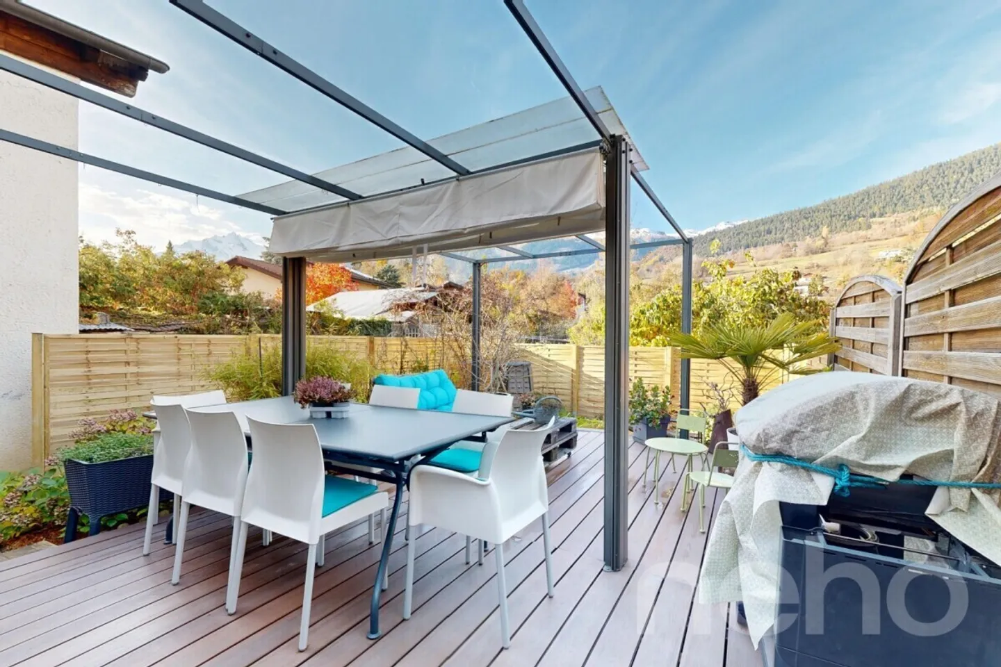 Semi-Detached House in Savièse with Panoramic View and Adjoining Studio - Photo 4 of 12