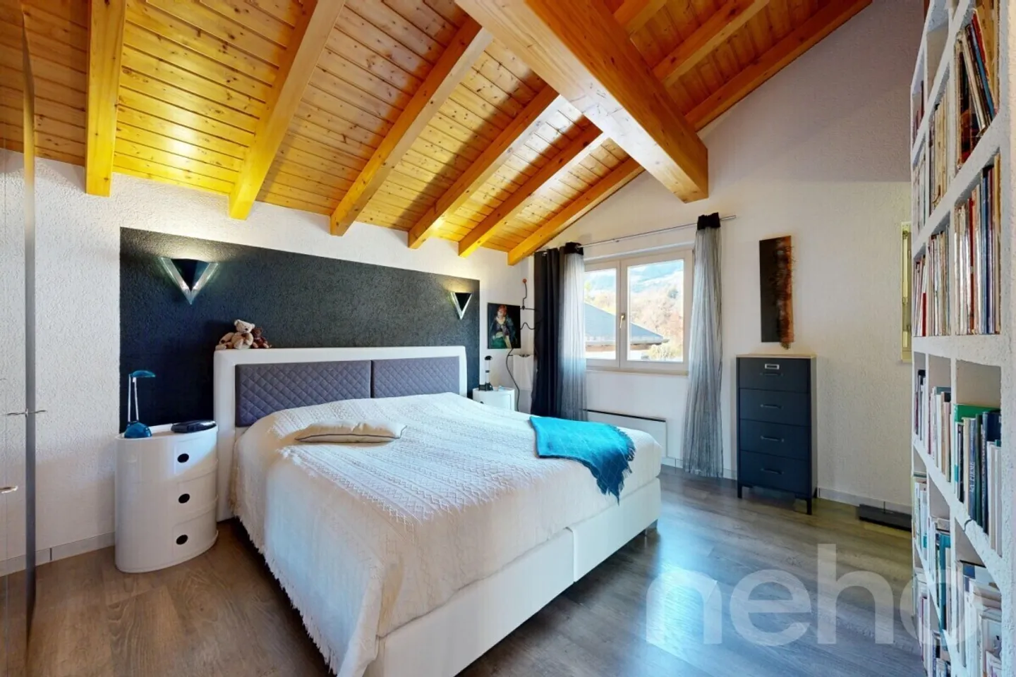 Semi-Detached House in Savièse with Panoramic View and Adjoining Studio - Photo 10 of 12