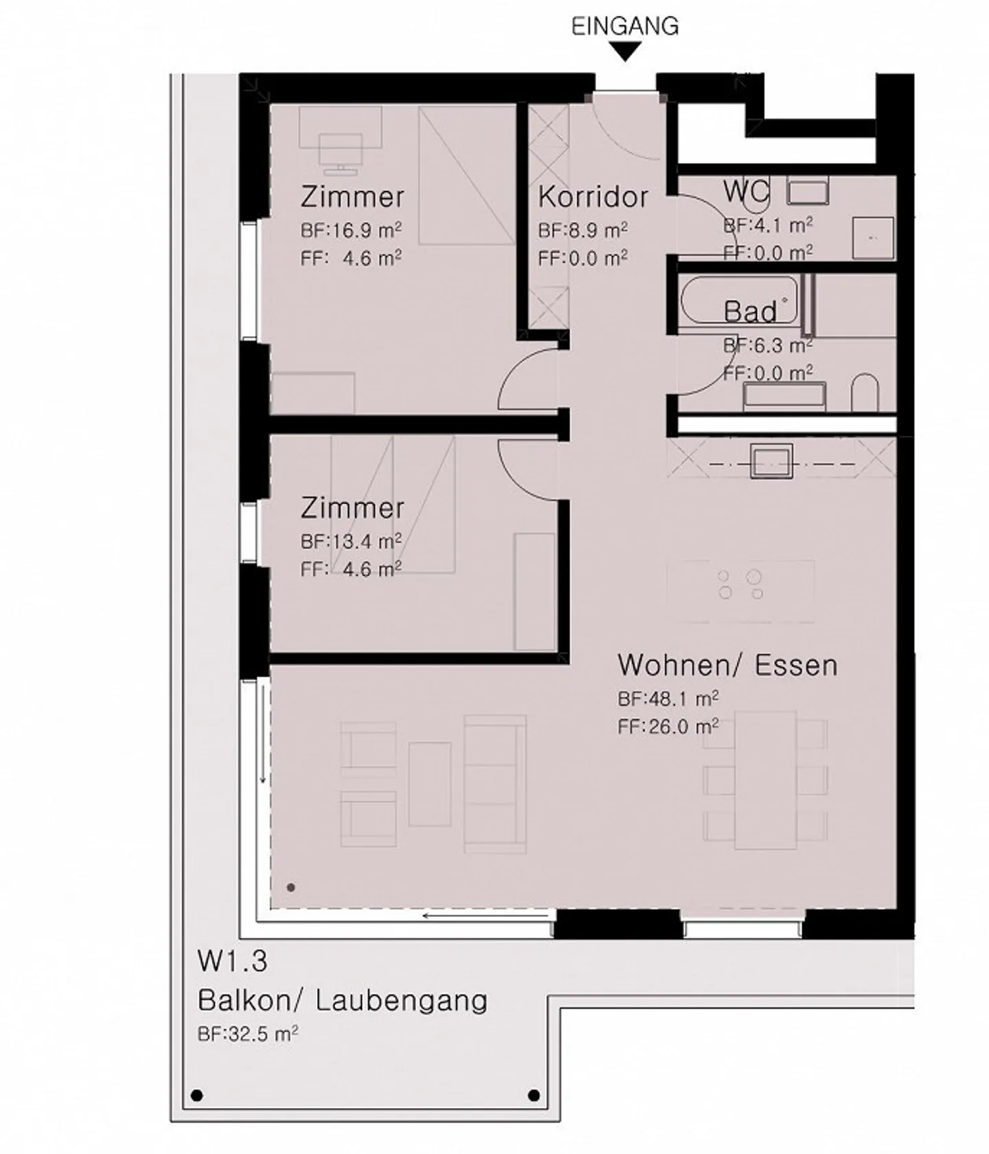 3.5 pièces rez-de-chaussée nouvelle construction 2026 - Photo 6 sur 6
