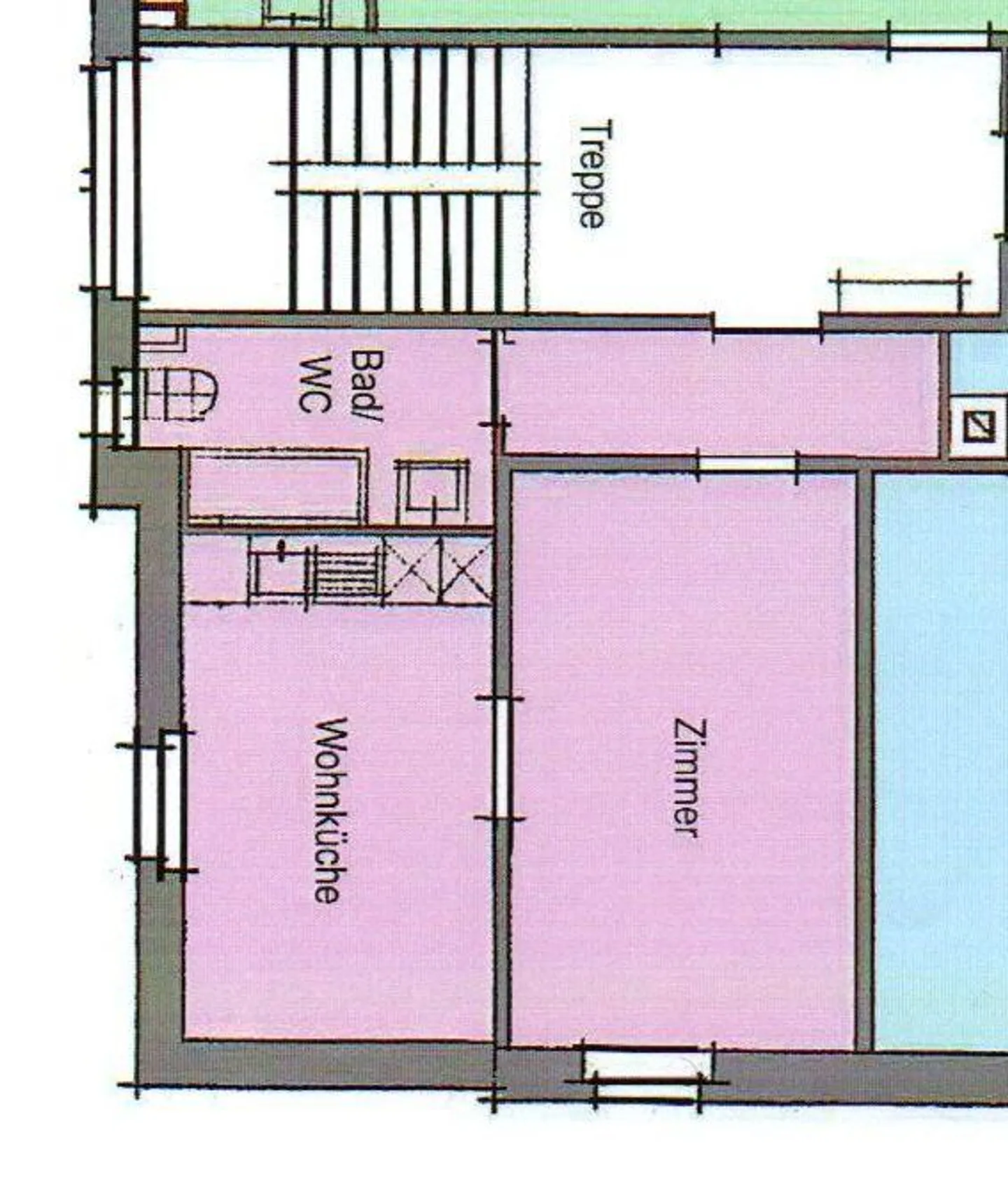 Ampio appartamento 1,5 locali, ristrutturato - Foto 7 di 7