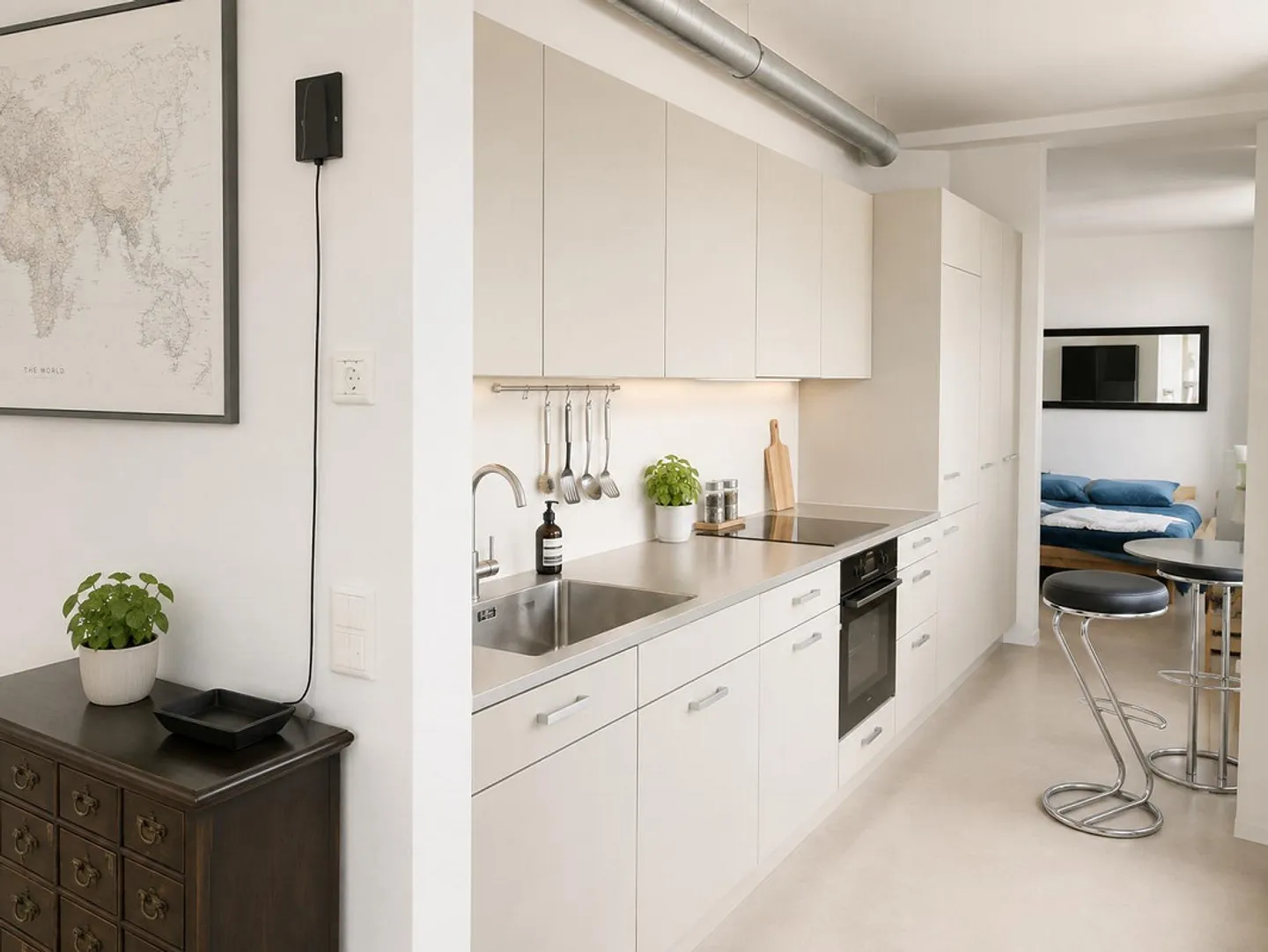 Charmante appartement en loft de 2,5 pièces avec ambiance moderne - Photo 3 sur 5