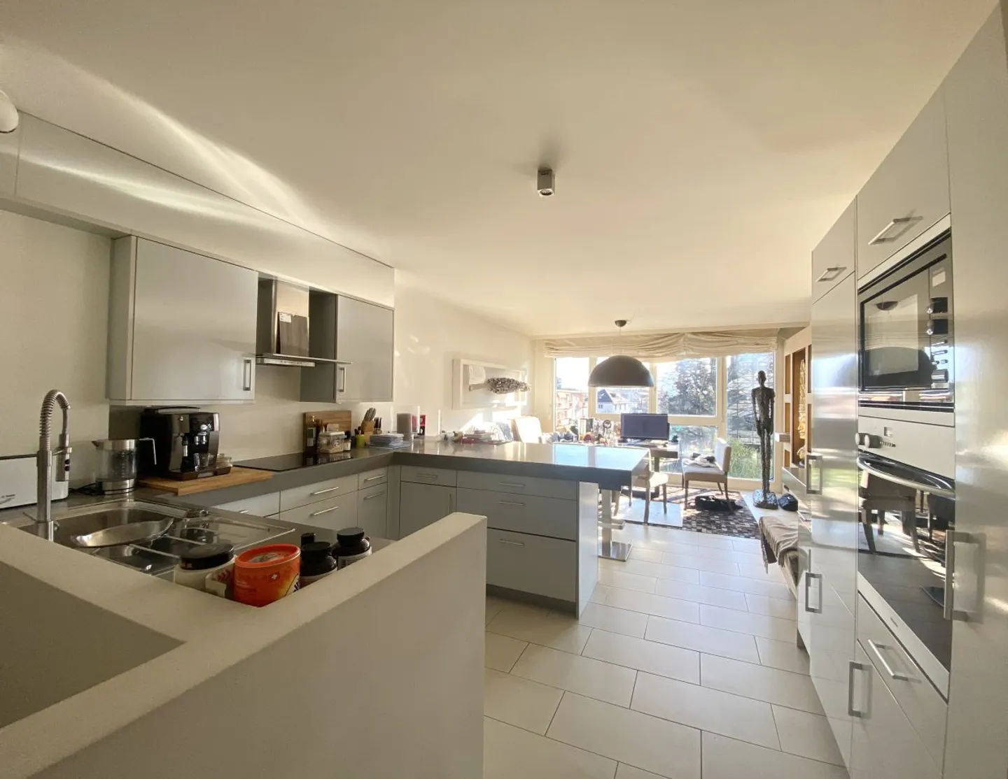 Selten zur Verkauf stehend - Außergewöhnliches Duplex mit Garten und atemberaubendem Blick auf die Berge - Foto 4 di 8