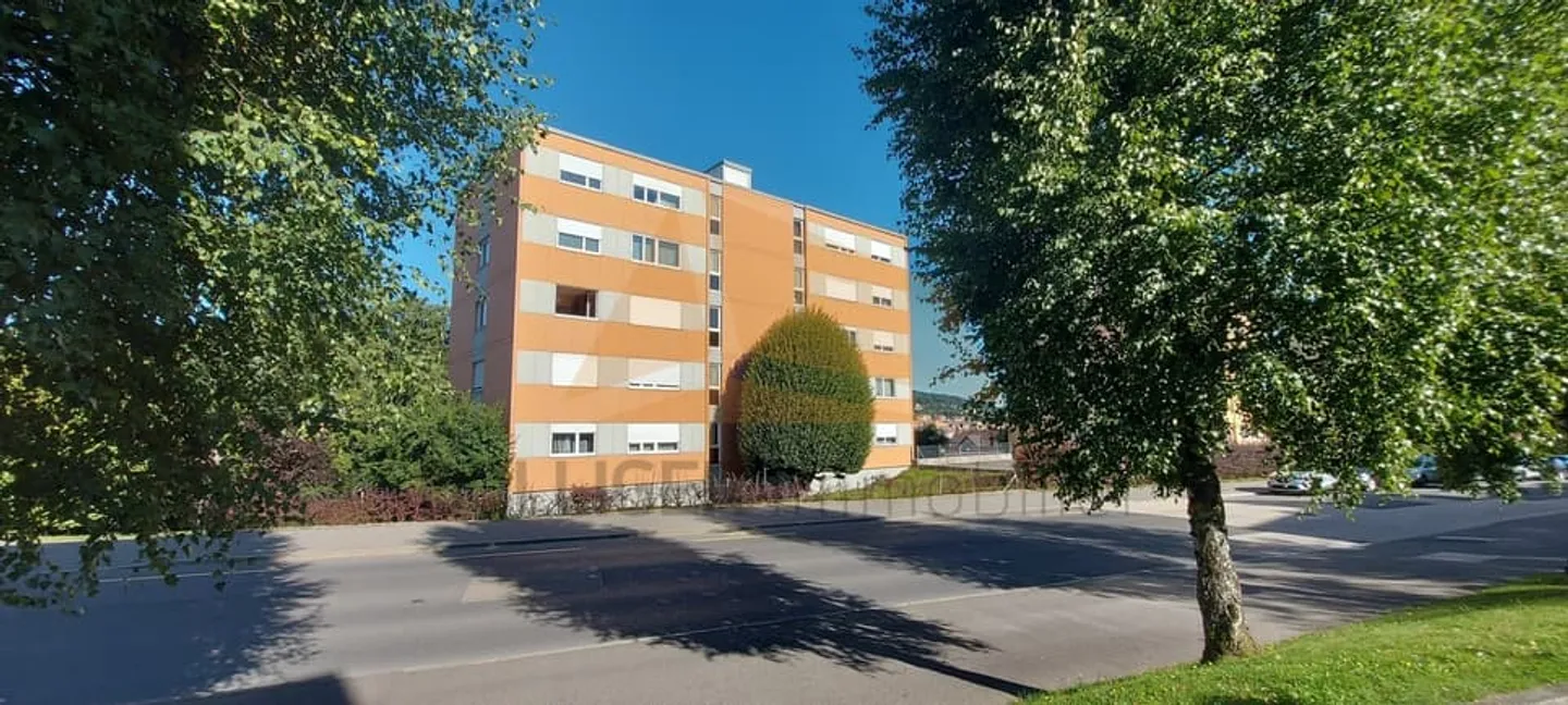 ZU VERKAUFEN 4,5-ZIMMER-WOHNUNG MIT BALKON UND GARAGE - Foto 1 von 10