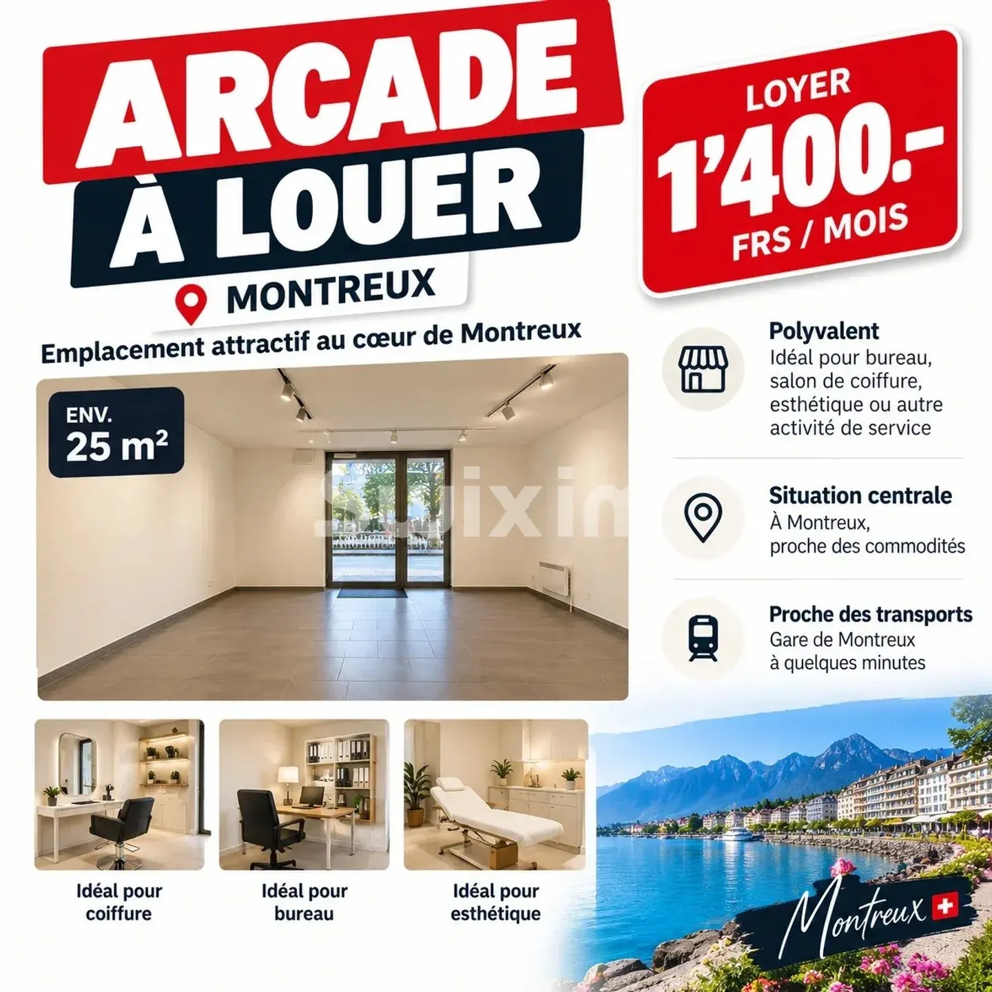 Appartement Charmant à Montreux - Photo 1 sur 1