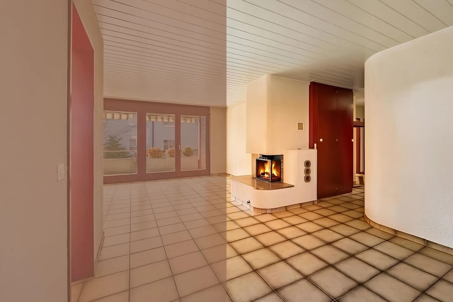 4.5-room apartment with balcony and fireplace near the lake - Photo 1 of 13