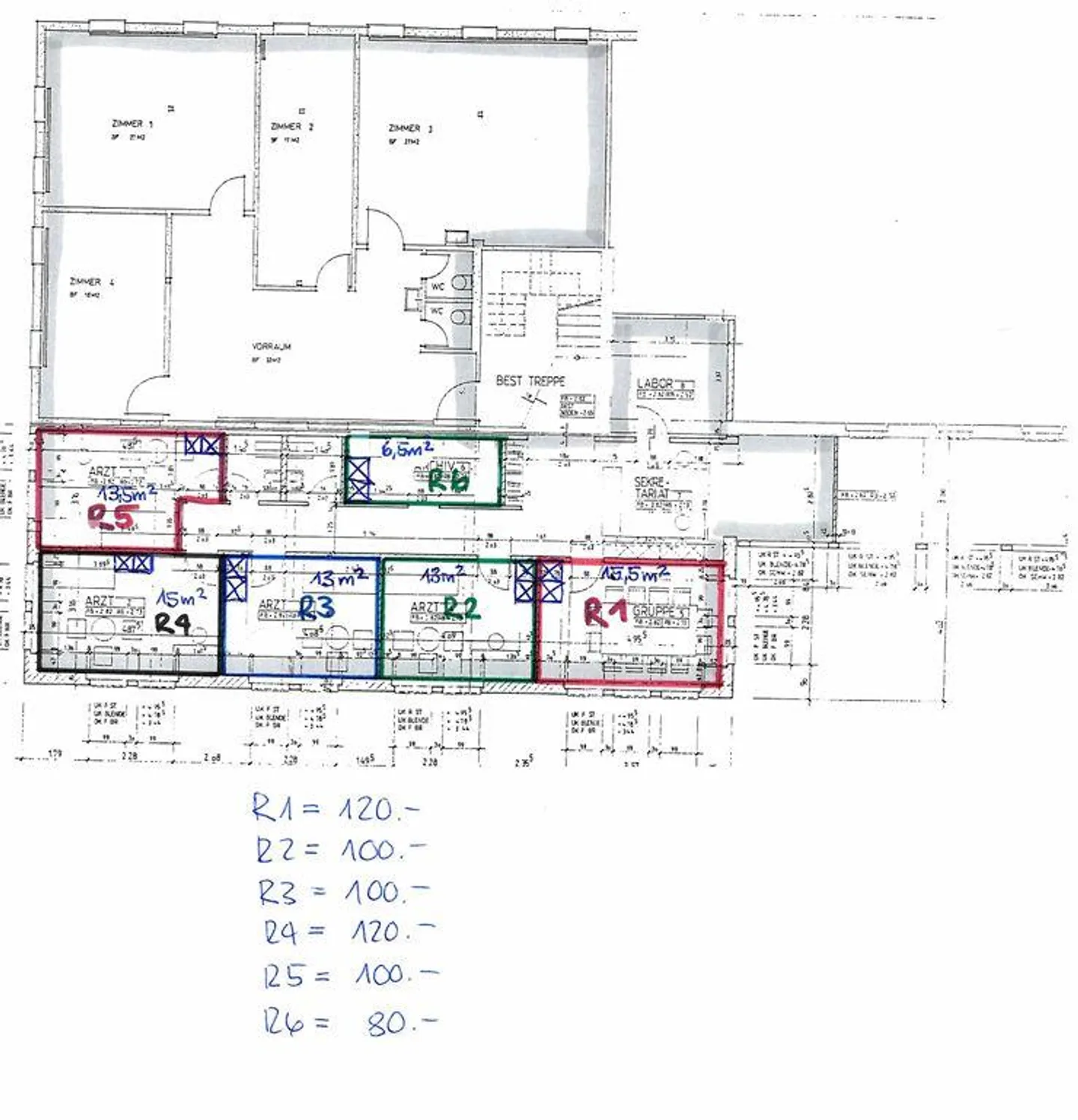 Vielseitige Räume zu vermieten - Foto 5 von 5
