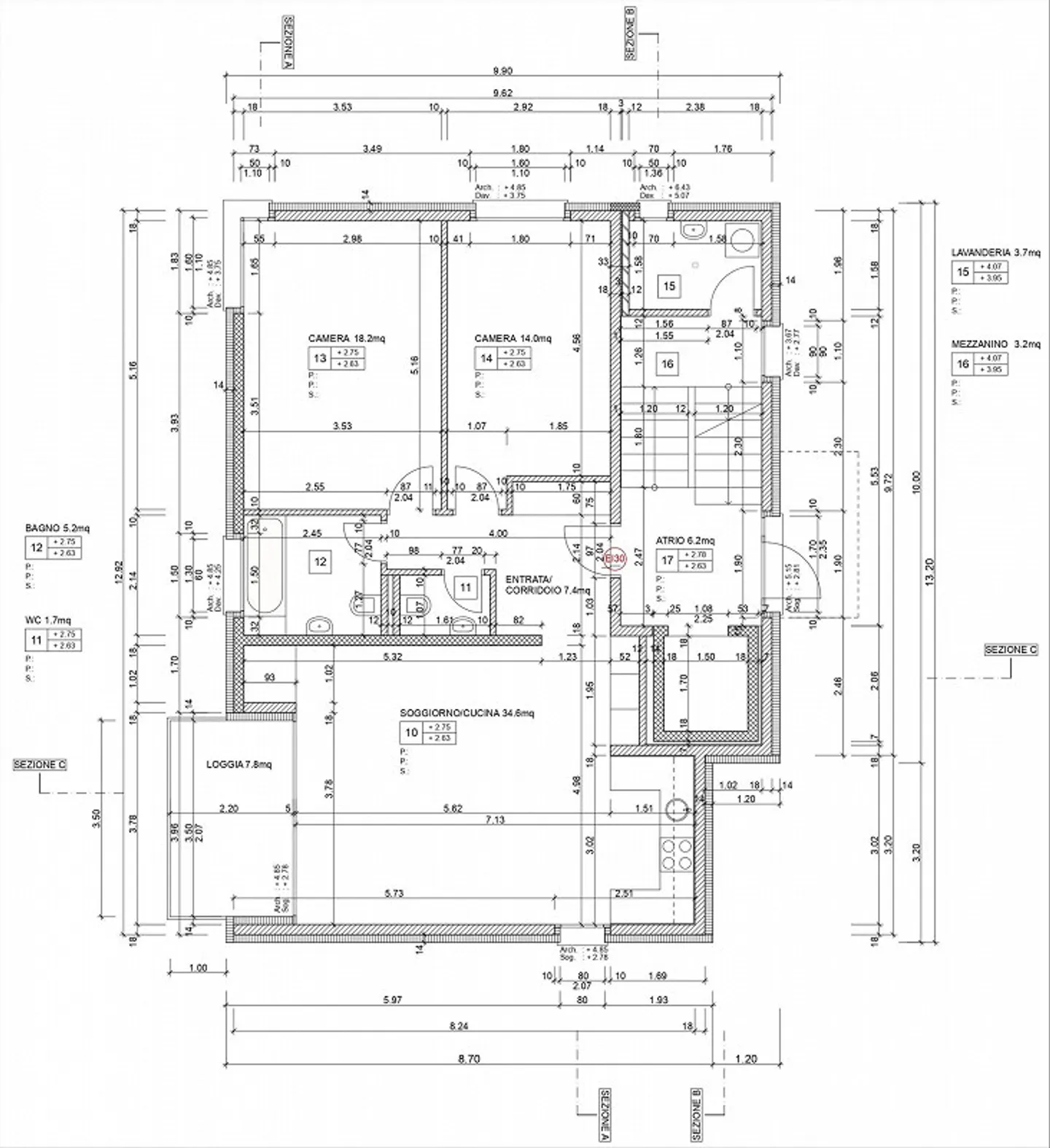 Appartement 3 ½ pièces, 1er étage, zone résidentielle Lumino - Photo 11 sur 12