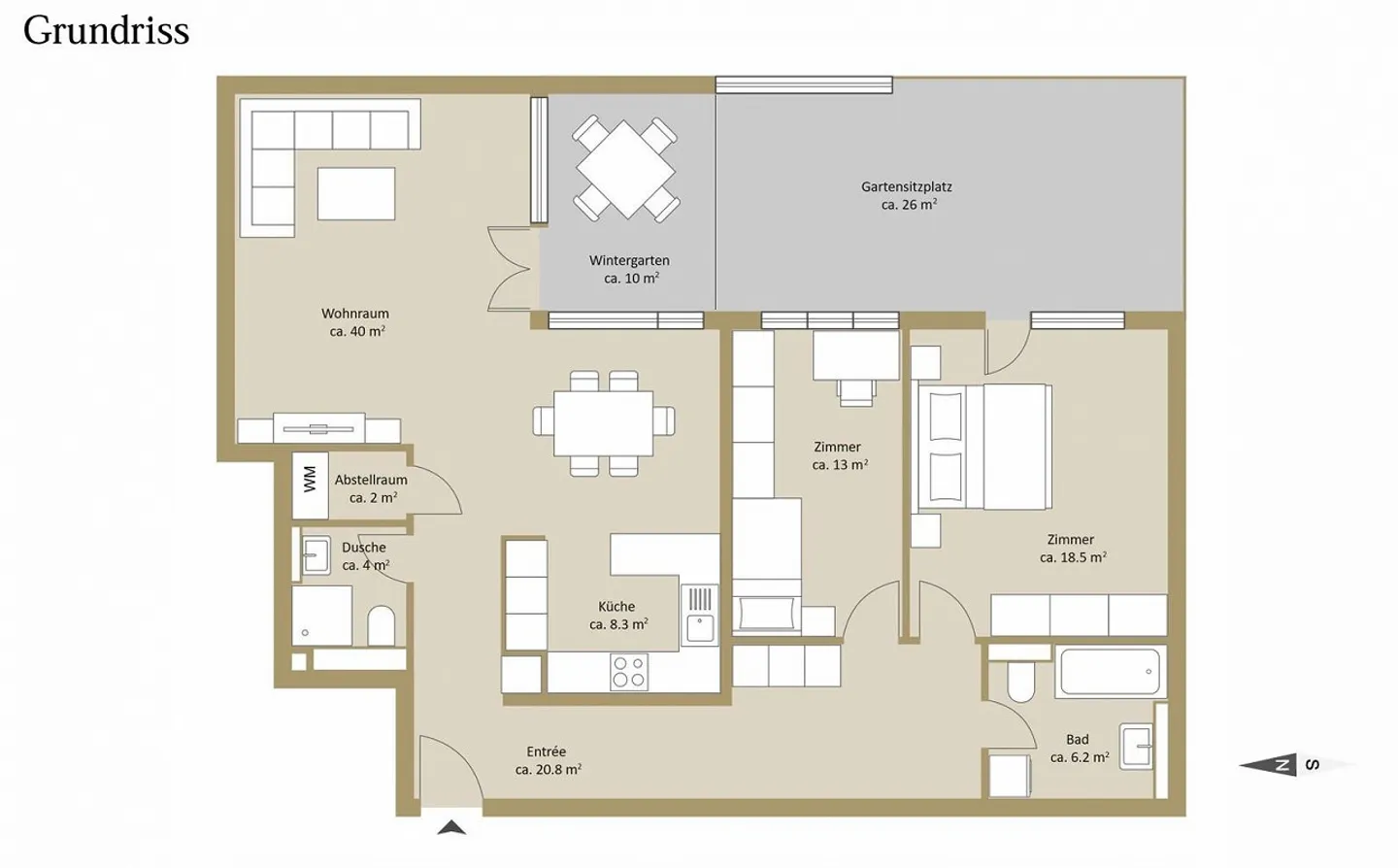 Appartamento al piano terra di 3 1/2 locali a Lachen - Foto 13 di 13