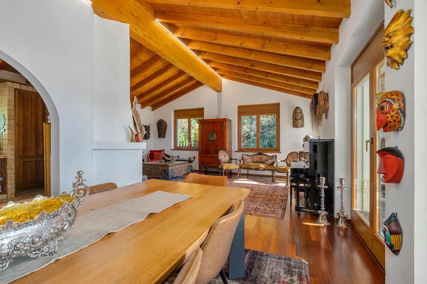 Attico 5.5 locali con vista lago e giardino privato - Foto 6 di 17