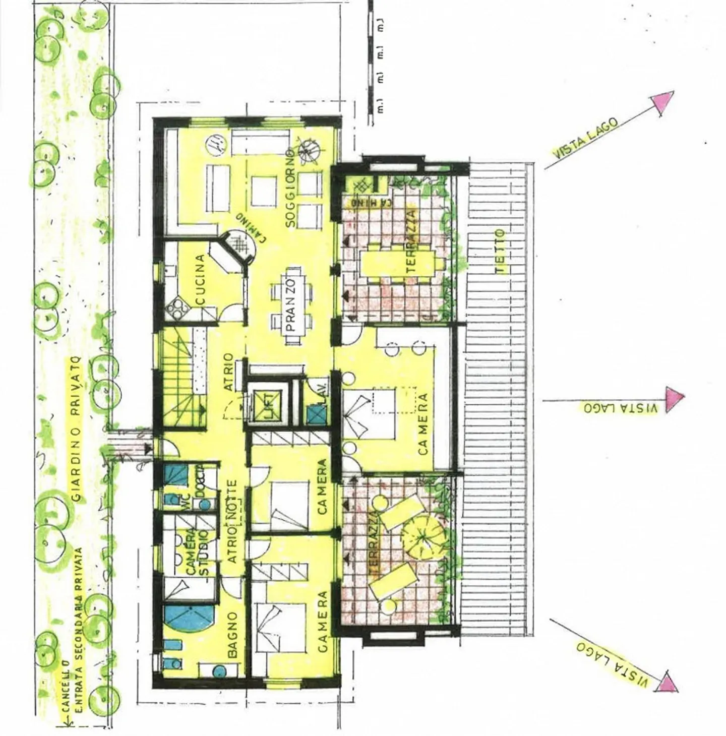 Attico 5.5 locali con vista lago e giardino privato - Foto 17 di 17