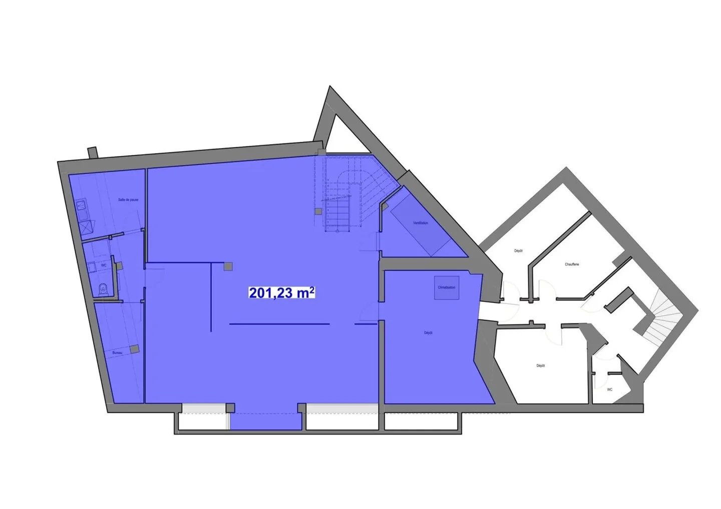 Außergewöhnlicher Geschäftsort im Herzen von Sion - maximale Sichtbarkeit - Foto 3 von 4