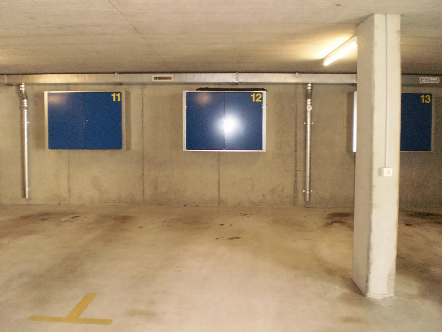 Posto auto sotterraneo centrale nel quartiere Bergli - Foto 5 di 6