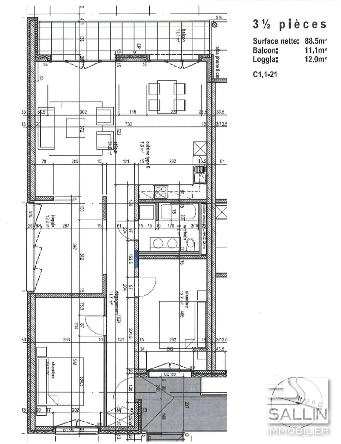 Helles 4½-Zimmer-Wohnung mit Balkon im Cormanon-Viertel - Foto 12 von 12
