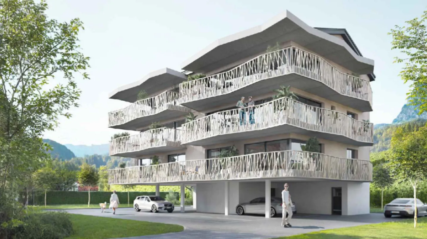 3,5-Zimmer-Wohnung in Leytron - Atemberaubende Aussicht, idyllische Lage im Herzen der Weinberge - Foto 1 von 4