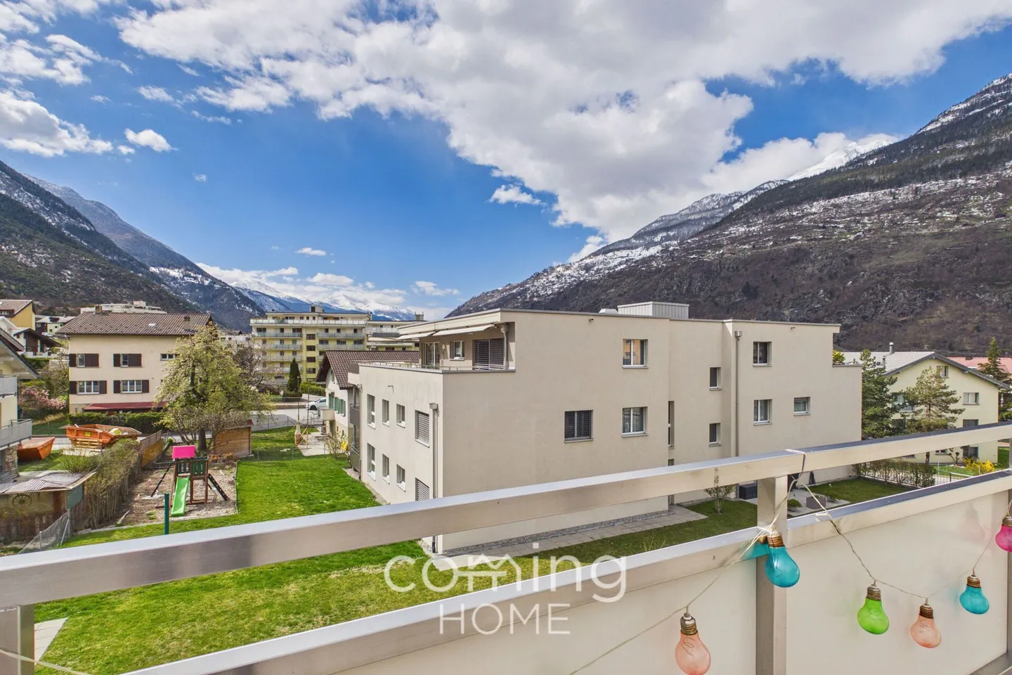 Penthouse ensoleillé de 4,5 chambres avec une grande terrasse panoramique et vue sur les Alpes à Brig-Glis - Photo 14 sur 17