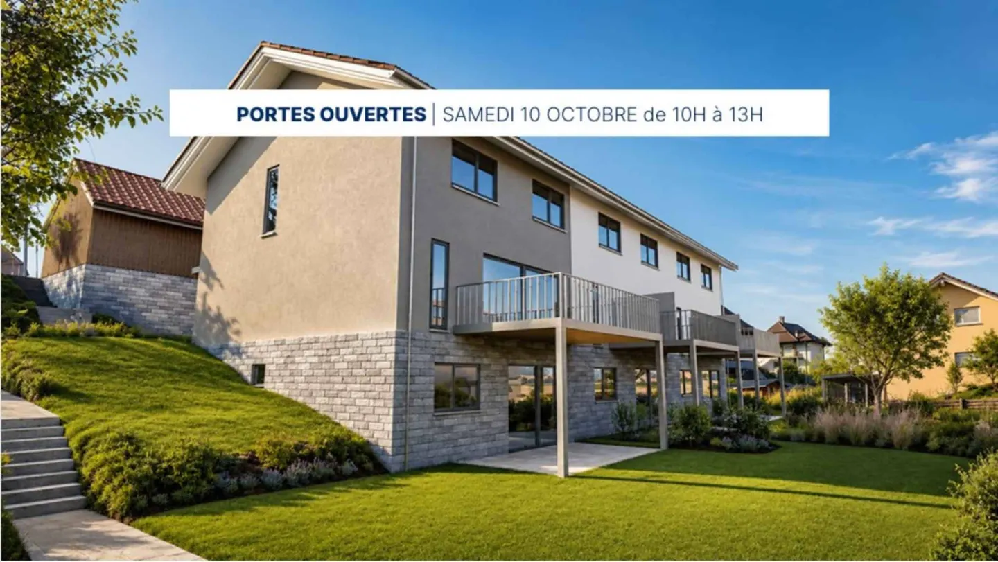 Portes ouvertes 10.10.26 !  Superbe villa neuve de 6.5 pièces avec jardin et terrasse - Photo 1 of 3