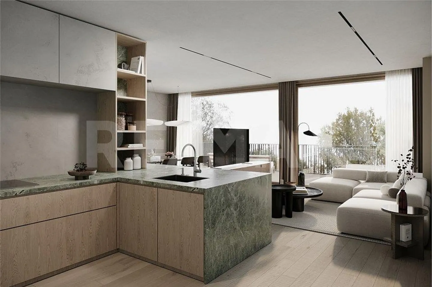 NUOVA COSTRUZIONE, moderno appartamento di 4,5 stanze, 001 piano terra, design degli spazi individuale, Brunnen - Foto 1 di 13