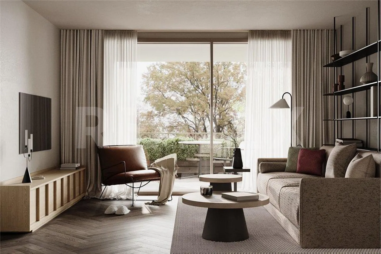 NUOVA COSTRUZIONE, moderno appartamento di 4,5 stanze, 001 piano terra, design degli spazi individuale, Brunnen - Foto 6 di 13
