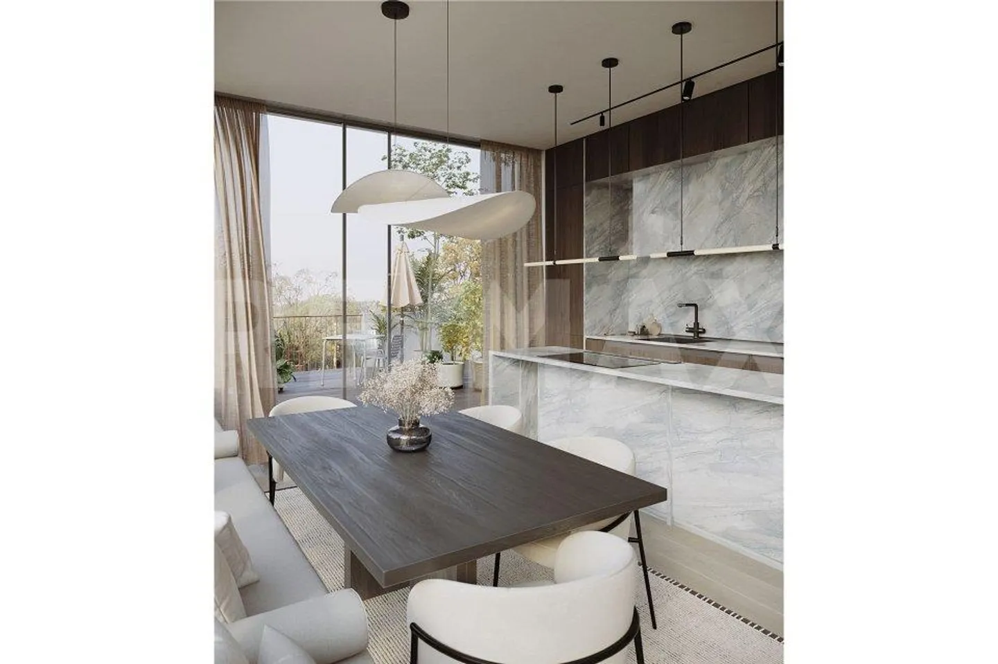 NUOVA COSTRUZIONE, moderno appartamento di 4,5 stanze, 001 piano terra, design degli spazi individuale, Brunnen - Foto 9 di 13