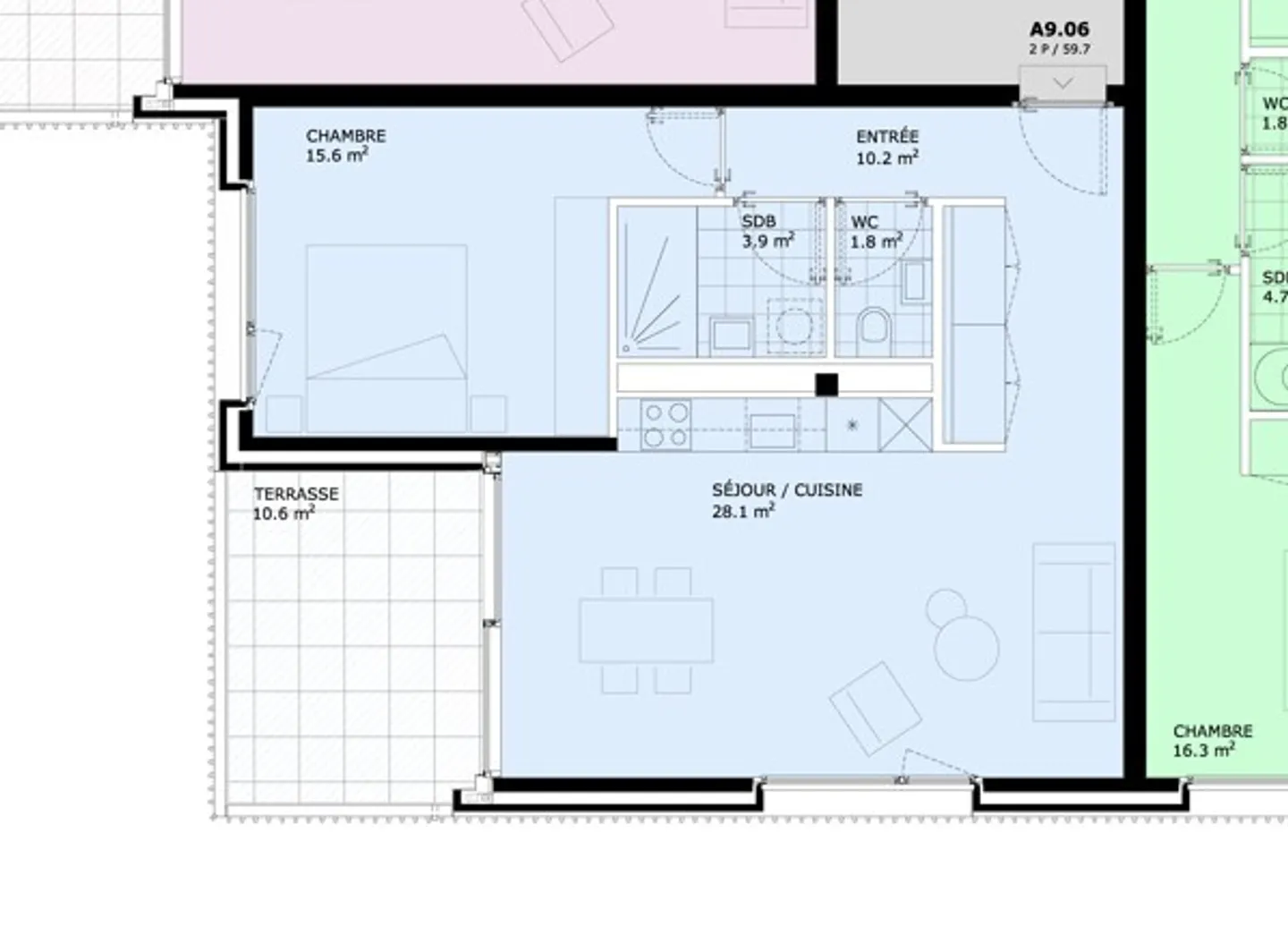 2-room apartment - Photo 2 of 2