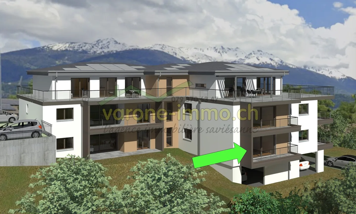 Neue Minergie-Residenz in Roumaz / Savièse - Foto 1 von 15