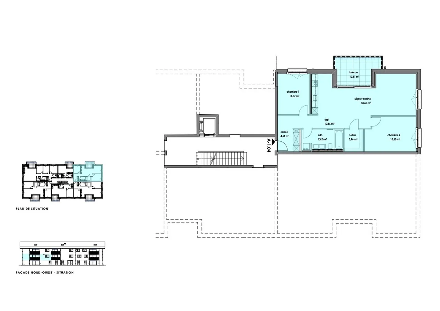 Wunderschöne neue 3,5-Zimmer-Wohnung in grüner Umgebung - Foto 4 von 4