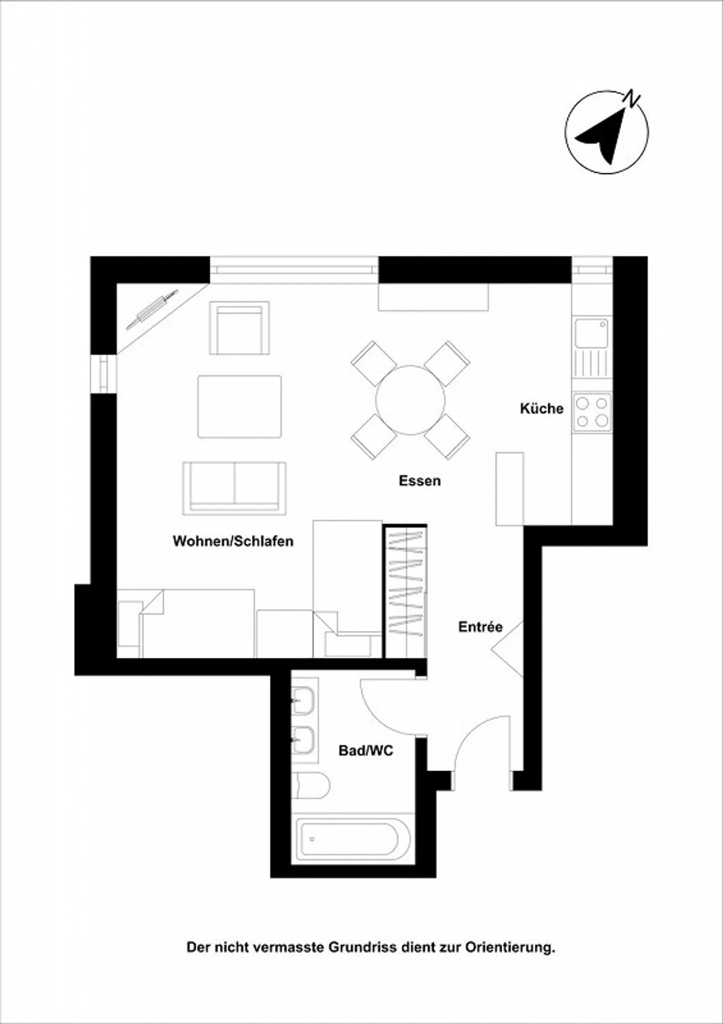 STUDIO "RIEDWIESE AM GOLFPLATZ" NR. 14 - Foto 9 von 10