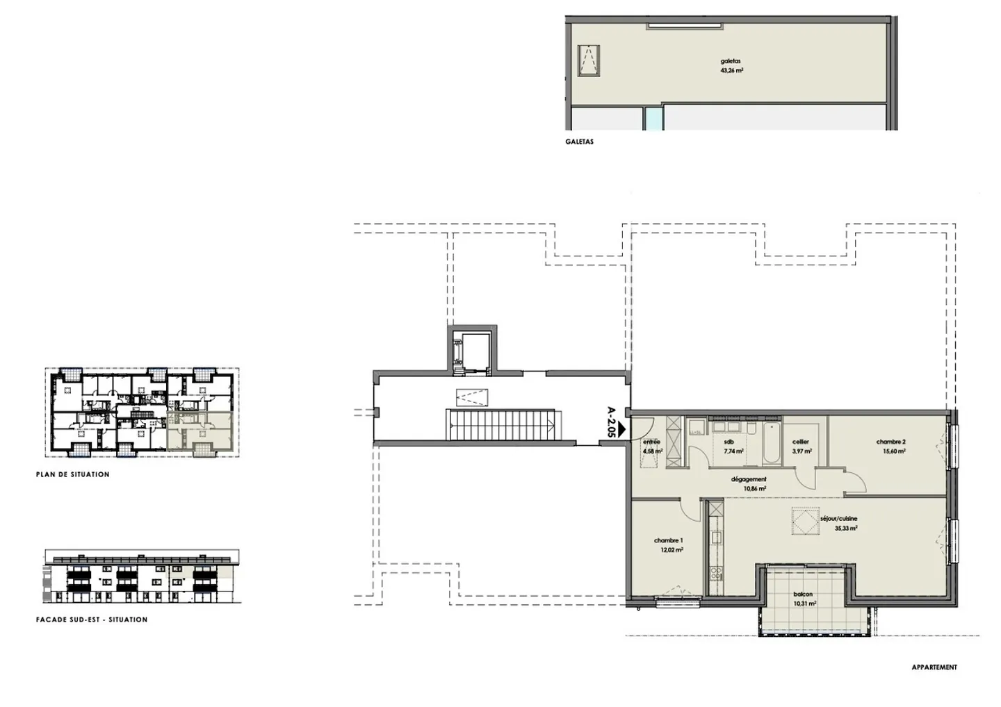 Schönes neues Studio mit 1,5 Zimmern in einem ruhigen Dorf - Foto 4 von 4