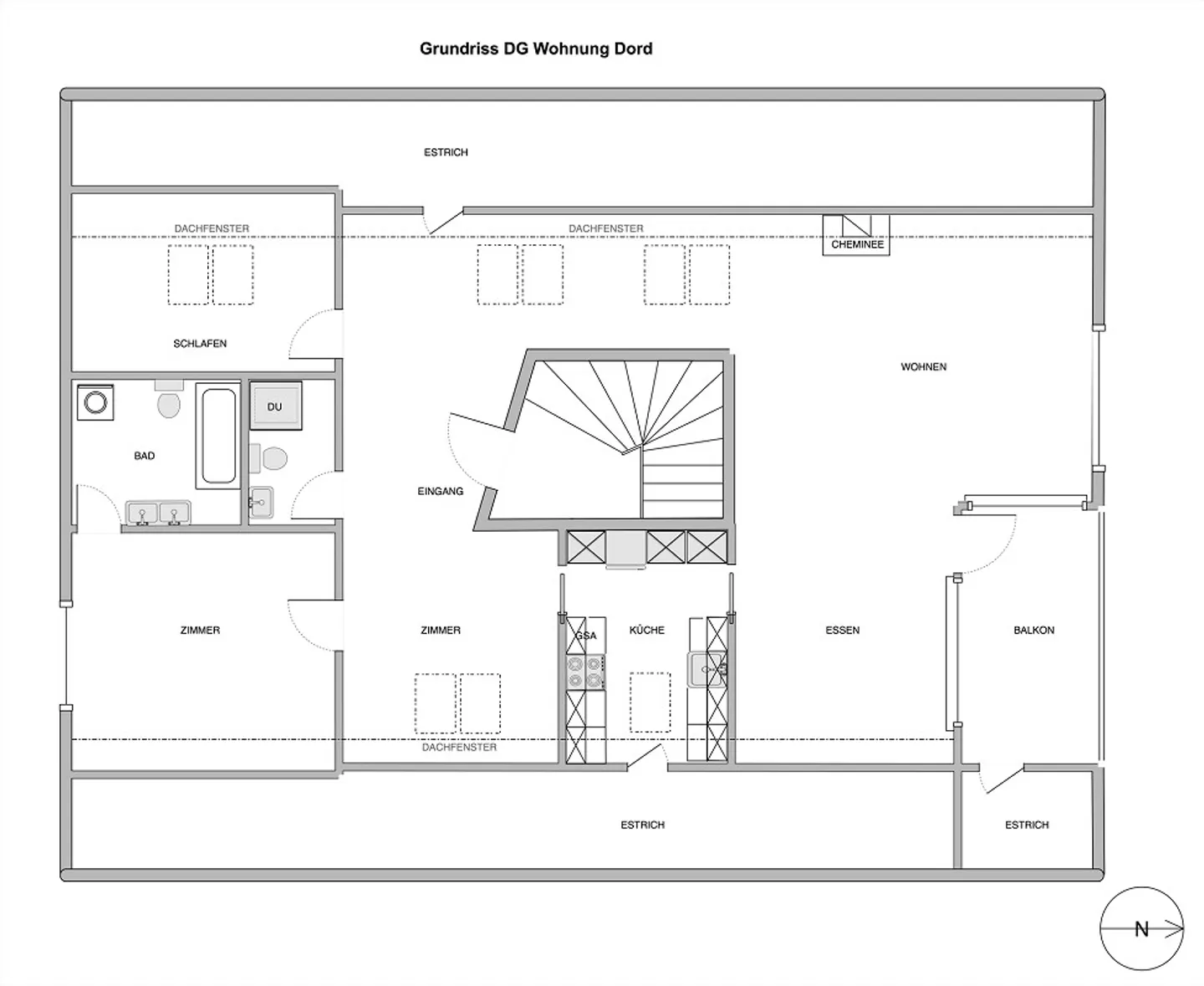 Beautiful bright attic apartment - Photo 12 of 12
