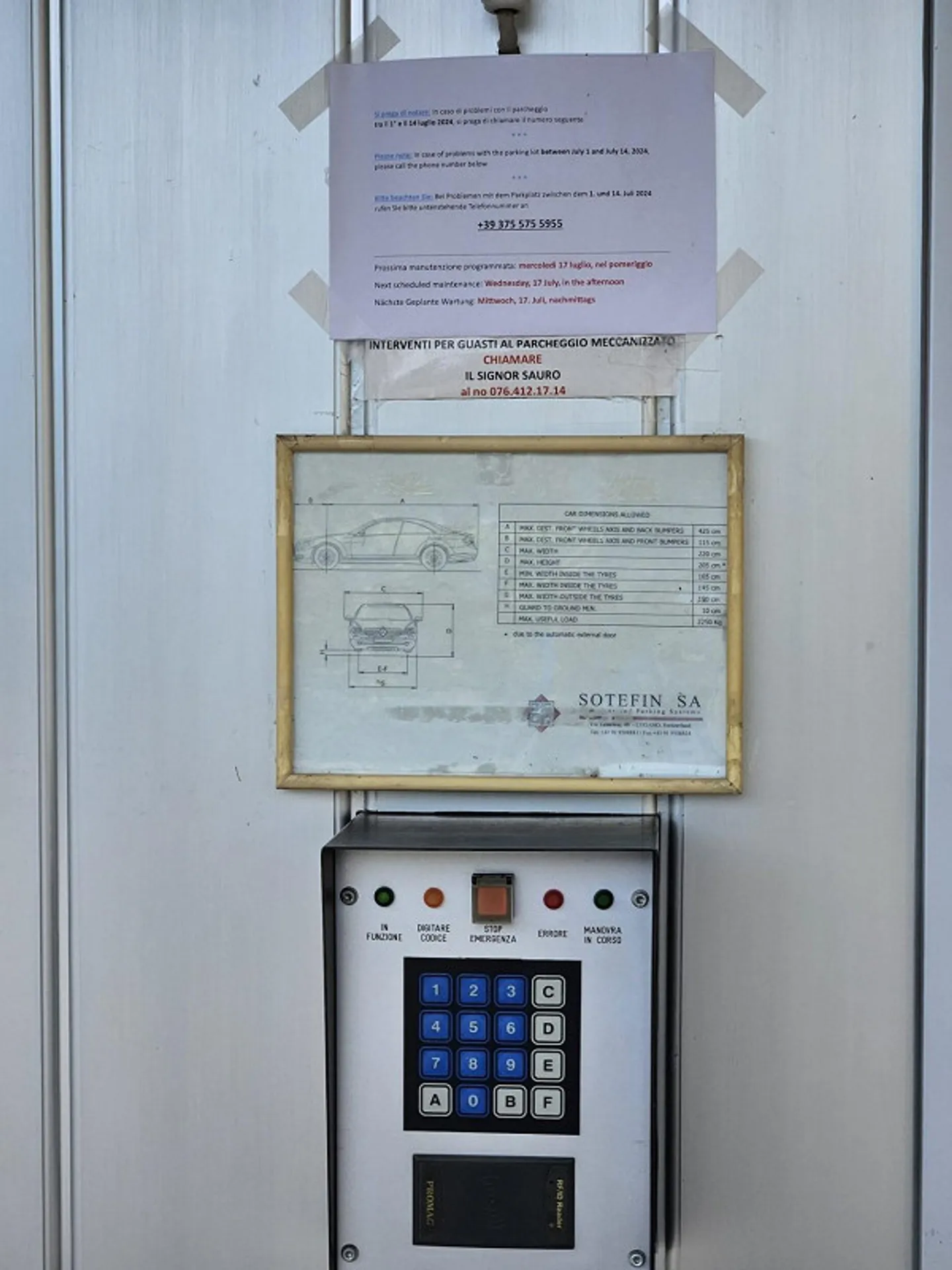 4 places de parking confortables dans un garage souterrain mécanisé à Melide - Photo 4 sur 6