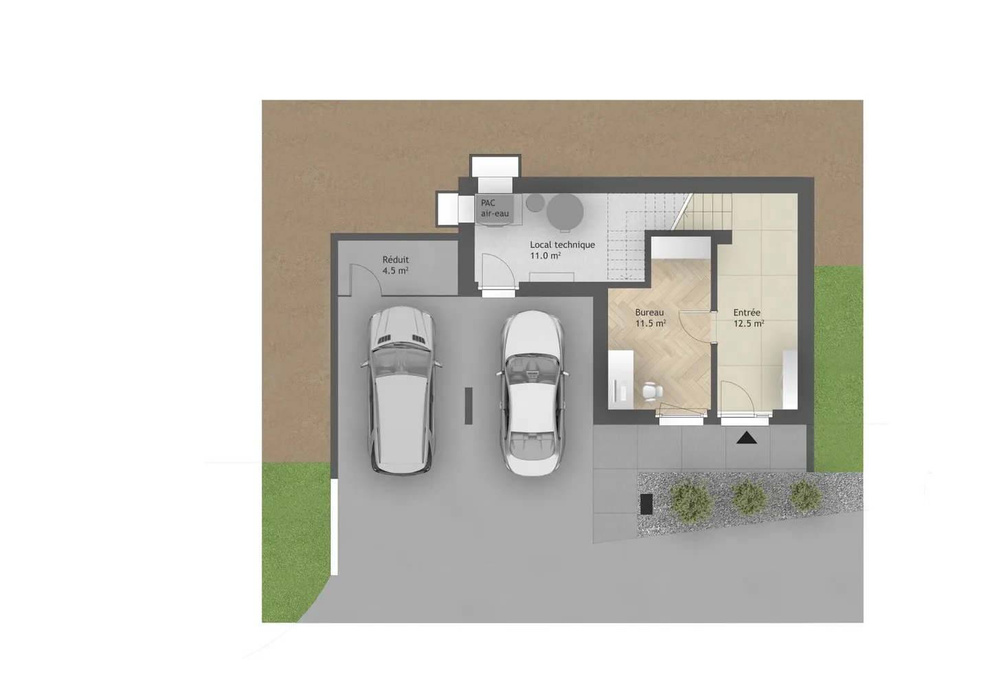 Villa indipendente 5.5 stanze a Corminboeuf - Lotto B - Foto 3 di 7
