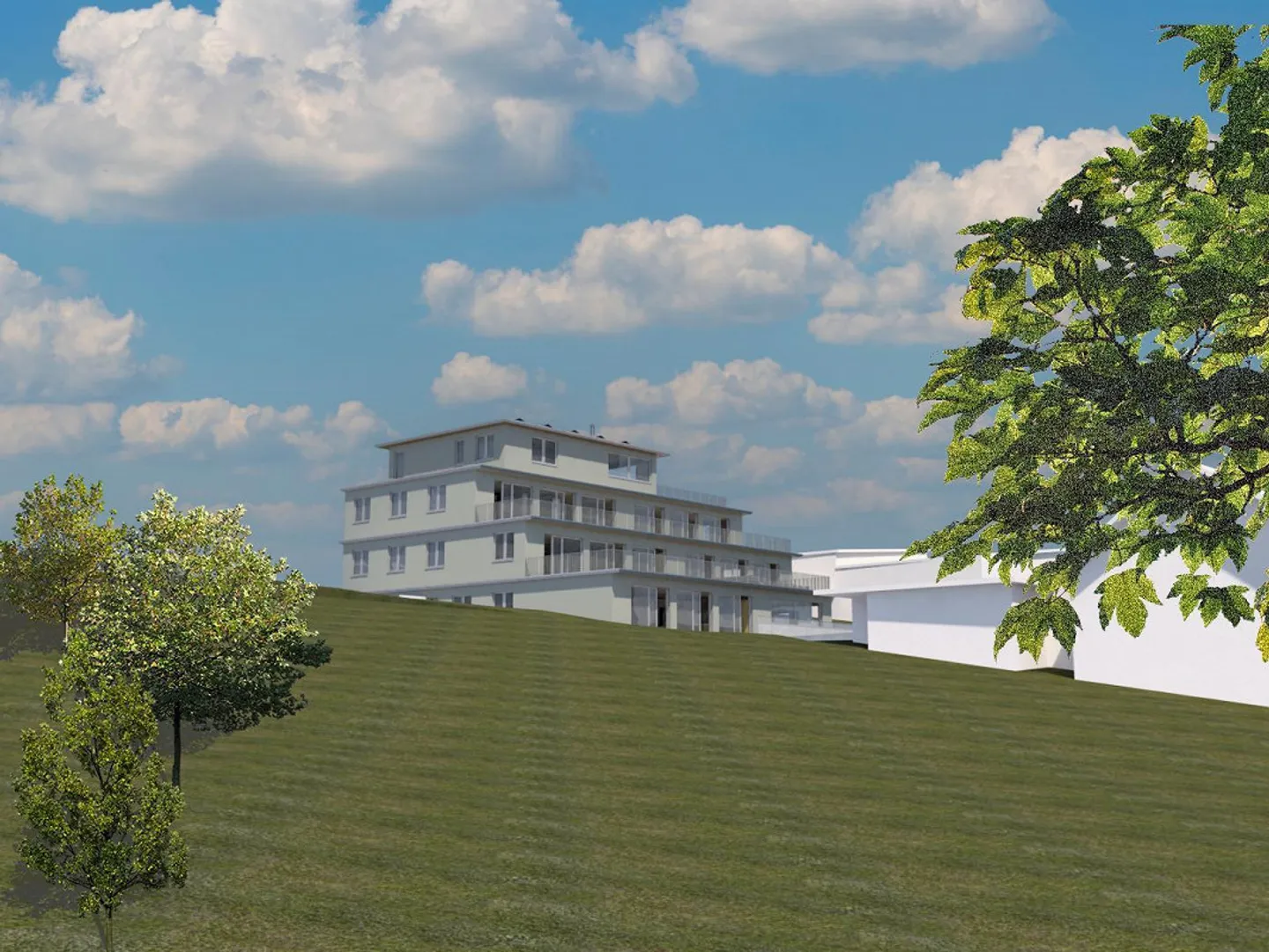 Modern 5.5-room terrace house, new construction (last of 6 residential units) - Photo 3 of 9