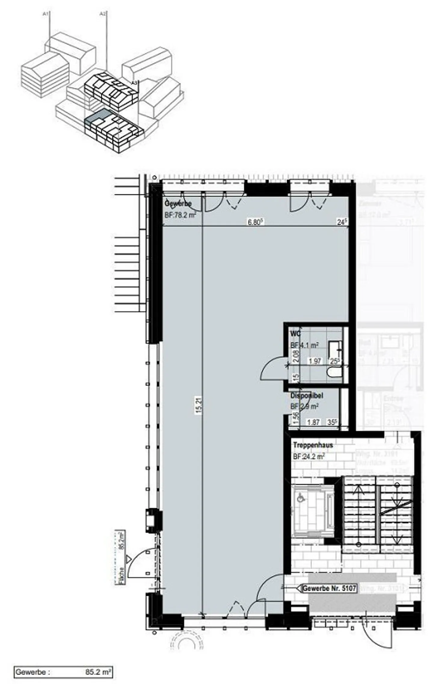 FIRST USE - Attractive commercial spaces between 85 and 126 m2 - Photo 9 of 9