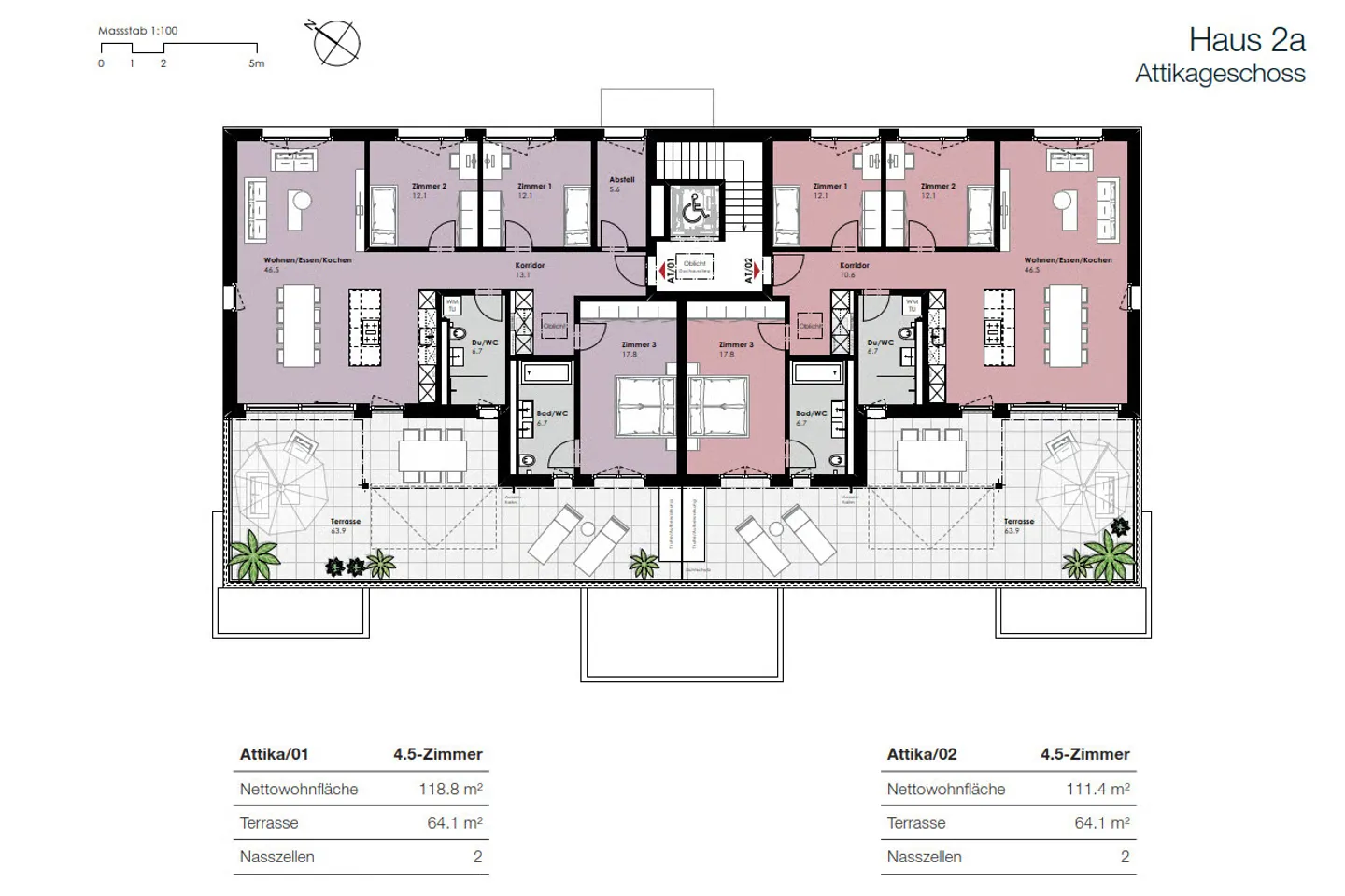 Moderne Attikawohnung in Romanshorn - Foto 7 von 8