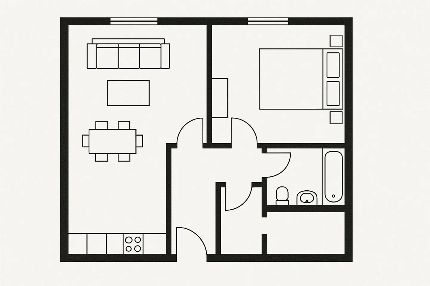 Test 4-Zimmer-Wohnung mit Stadtblick in Zürich - Foto 7 von 7