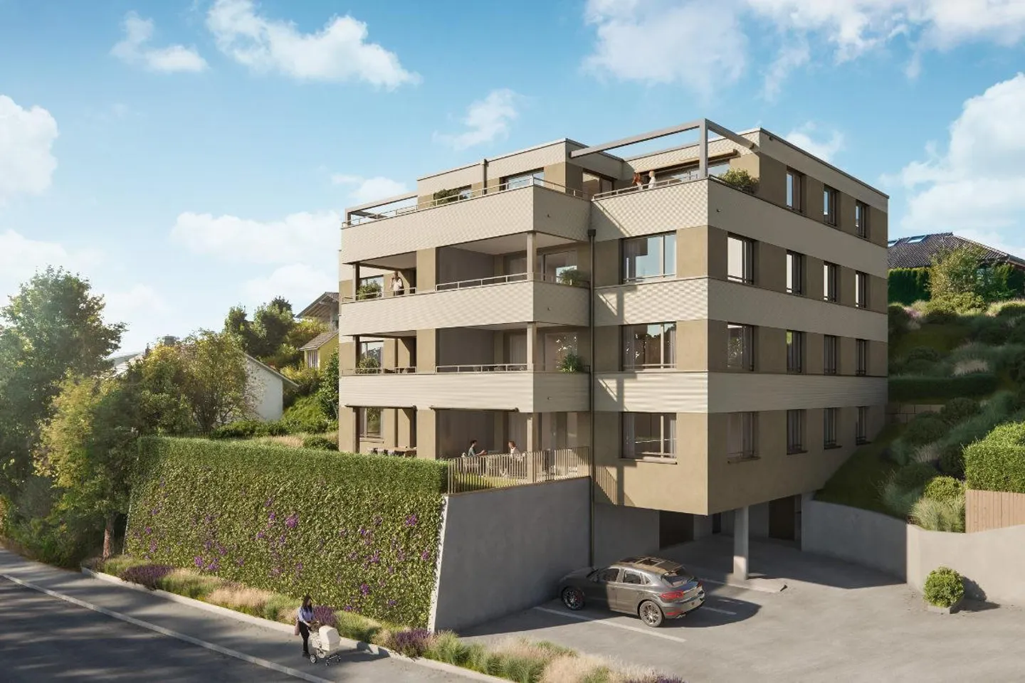 4.5-Apartment with panoramic view in Buttisholz (Construction start underway) - Photo 4 of 4