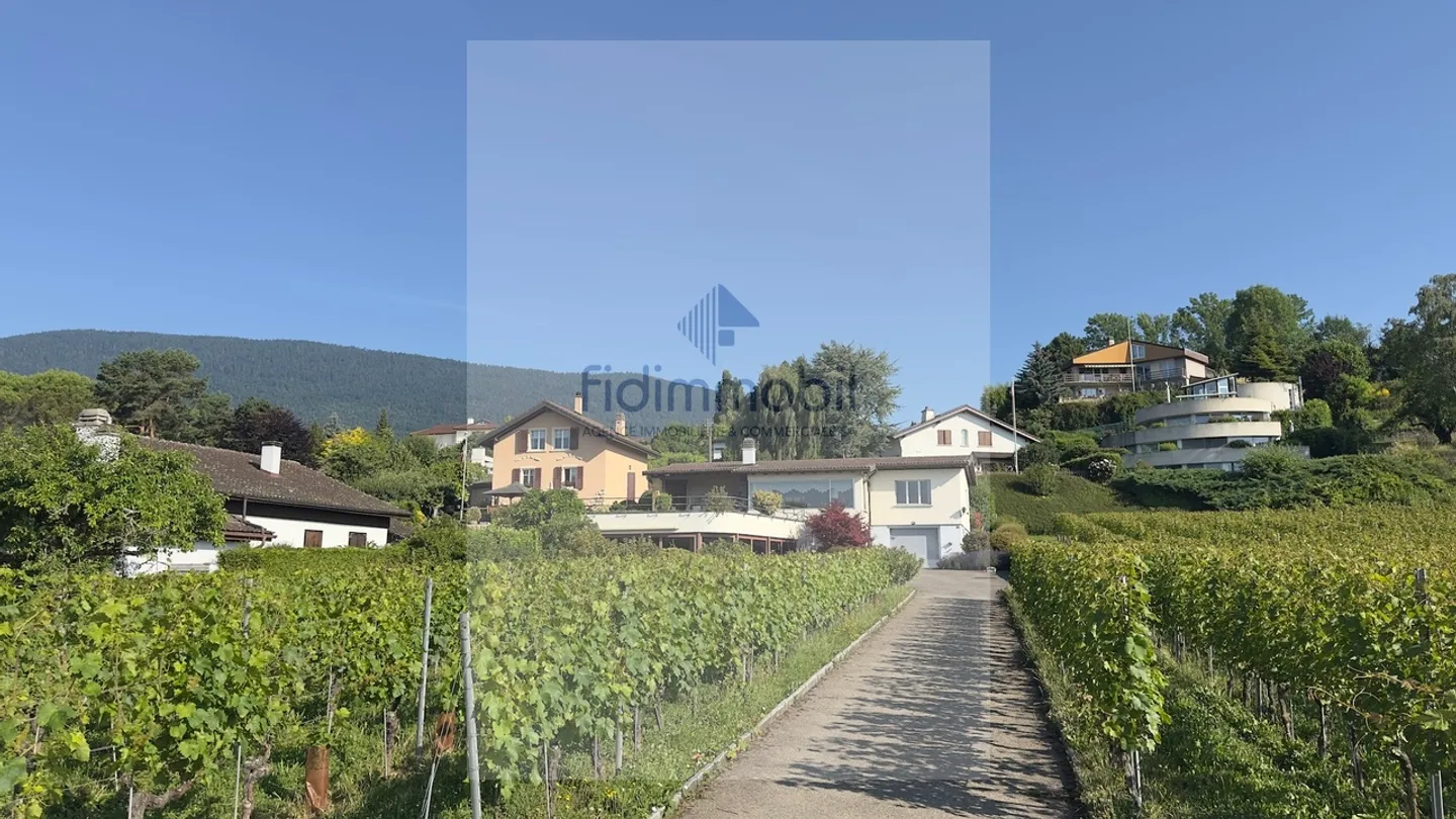 Familienvilla mit Blick auf den See, die Alpen und die Weinberge - Foto 8 von 11