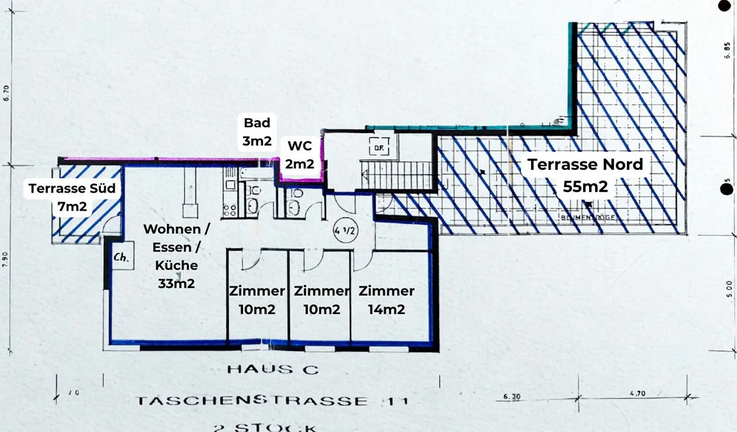 Dreamlike sun terrace with a view: Temporary living happiness in Dübendorf - Photo 17 of 17
