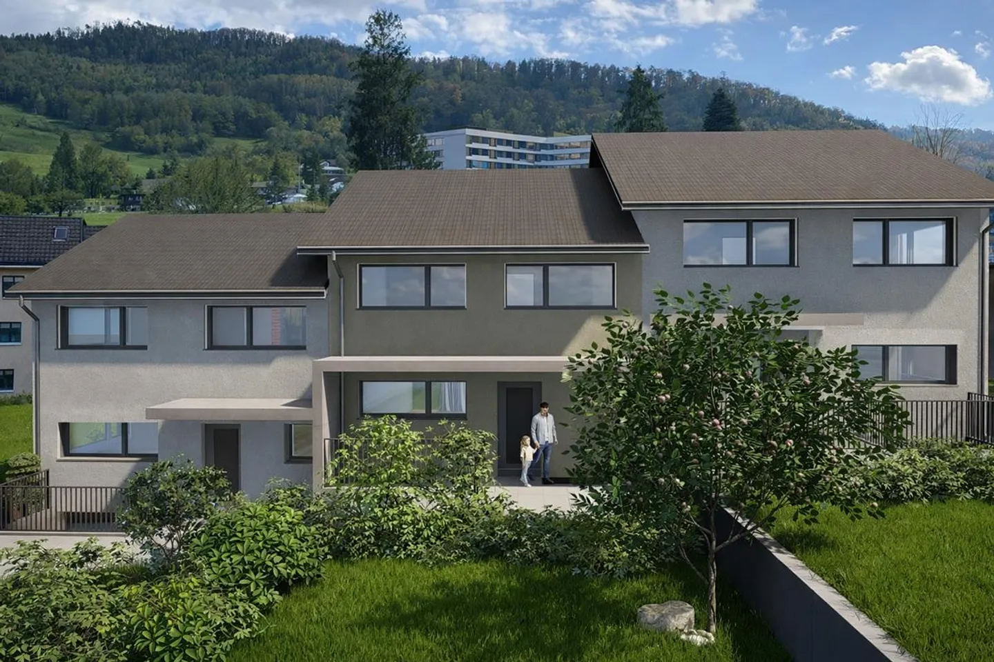 NEW BUILD SIX TERRACED SINGLE-FAMILY HOUSES, NIEDERDORF - Photo 1 of 11