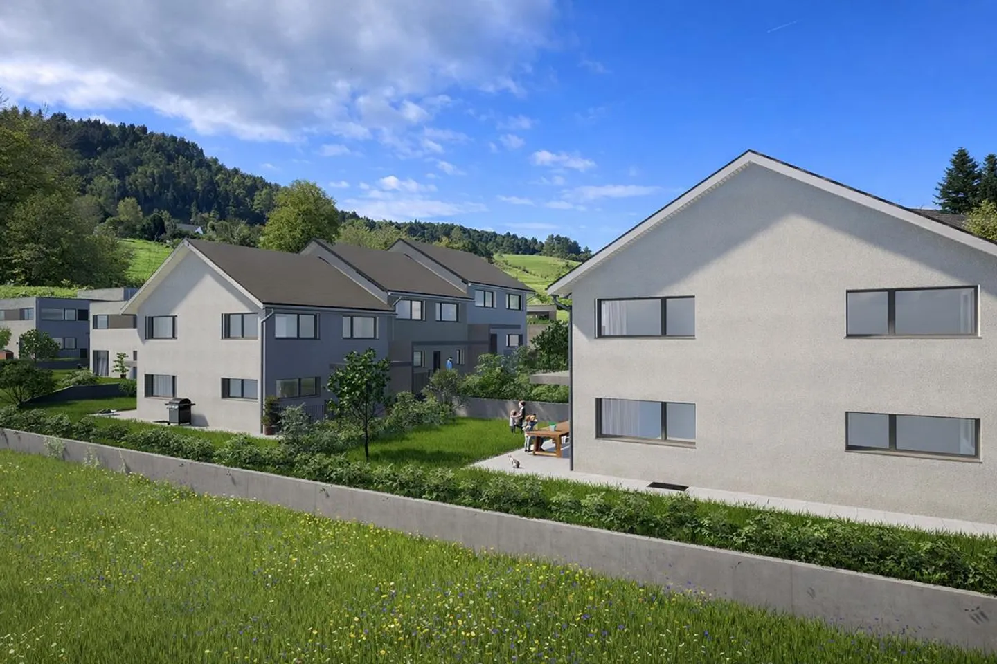 NEW BUILD SIX TERRACED SINGLE-FAMILY HOUSES, NIEDERDORF - Photo 3 of 11