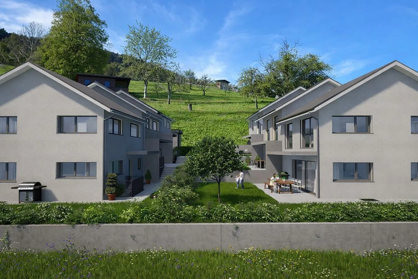 NEW BUILD SIX TERRACED SINGLE-FAMILY HOUSES, NIEDERDORF - Photo 5 of 11