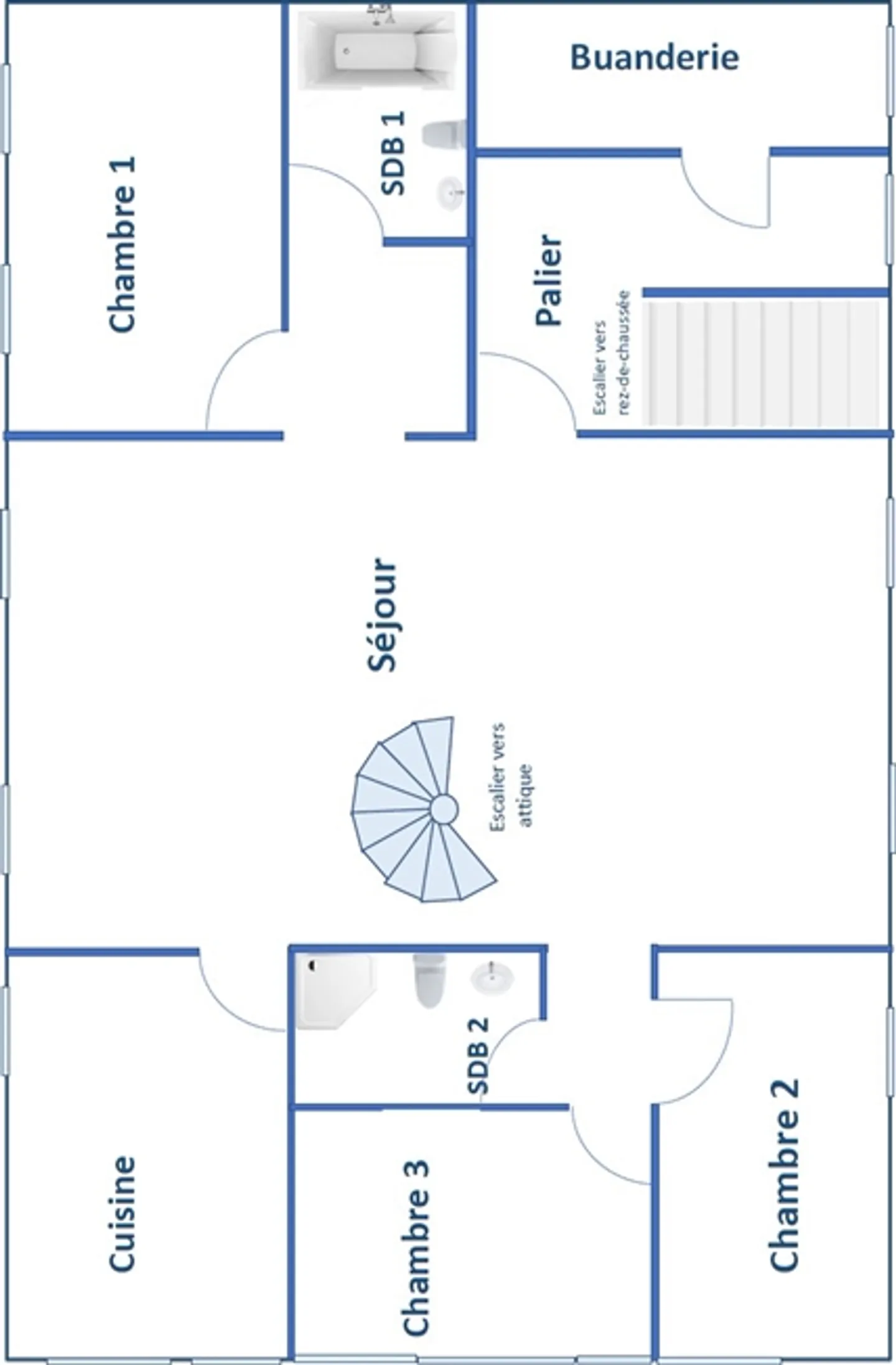 Charming penthouse apartment with 4.5 rooms and an intermediate space - Photo 8 of 9