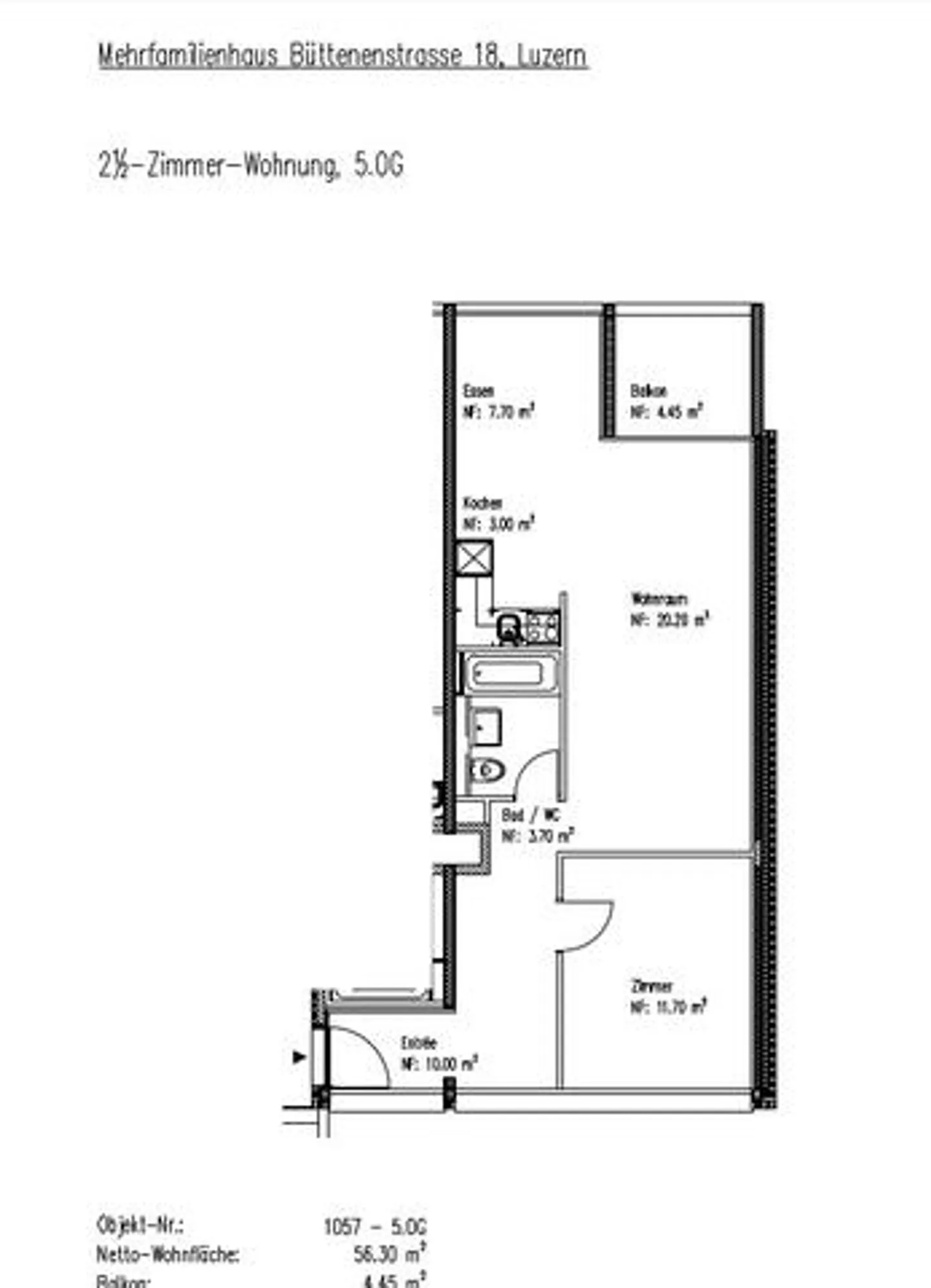 Appartamento di 2,5 stanze alla periferia di Lucerna - Foto 5 di 5