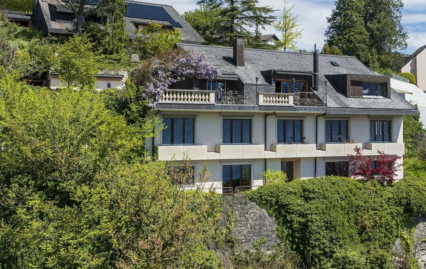 Außergewöhnliches Anwesen mit atemberaubendem Blick auf den Genfersee und den Lavaux, ohne vis-à-vis - Foto 6 von 13