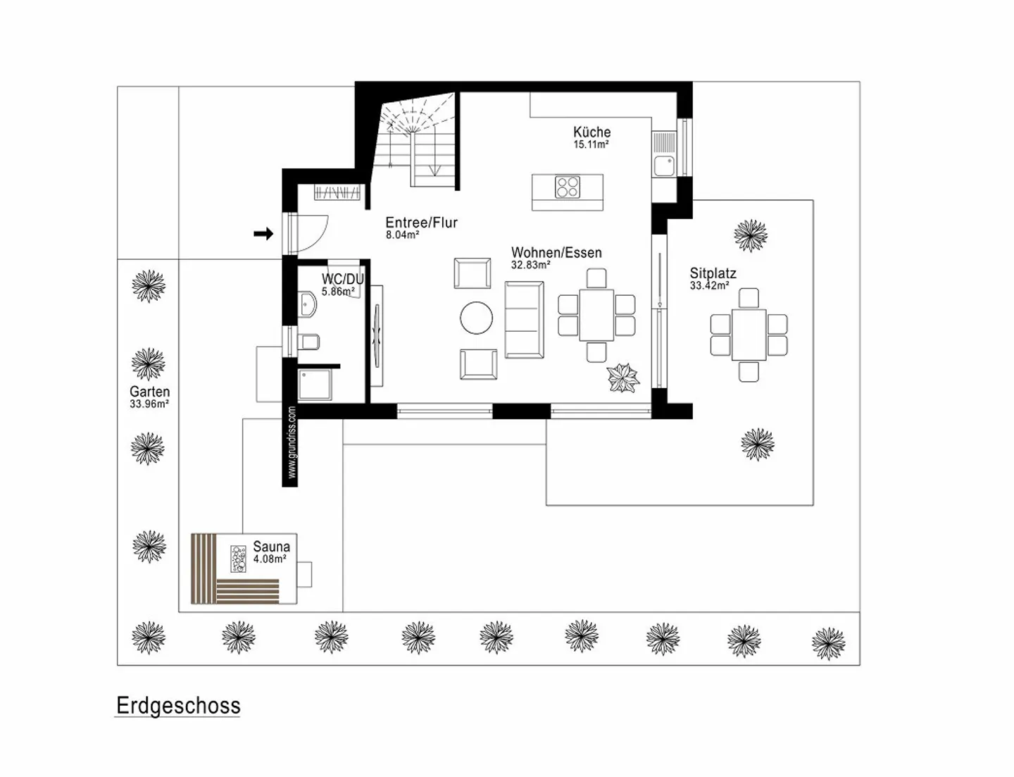 Neuwertiges 5.5-Zi.-EFH mit 2. Tiefgaragenplätzen - Foto 15 von 16