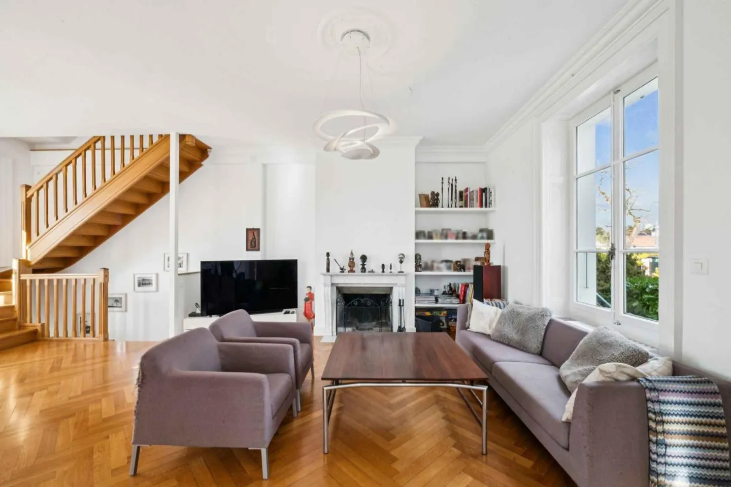 Maison de charme avec vue lac à Vésenaz - Photo 5 sur 13